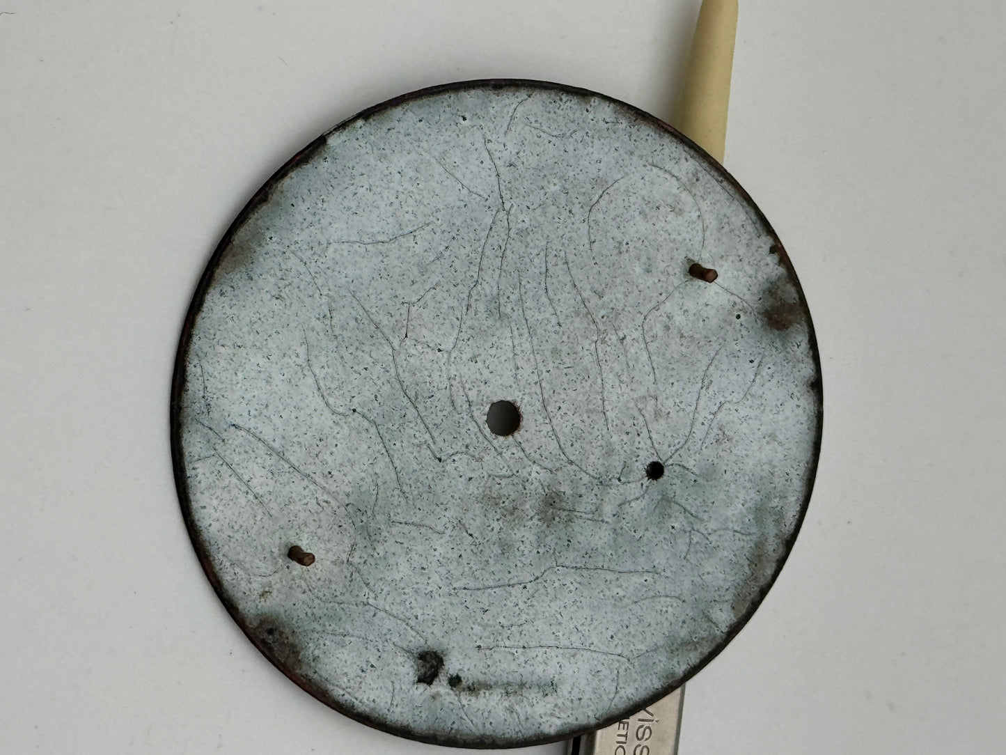 landow pocket watch dial quadrante porcelain 12h 56.5mm