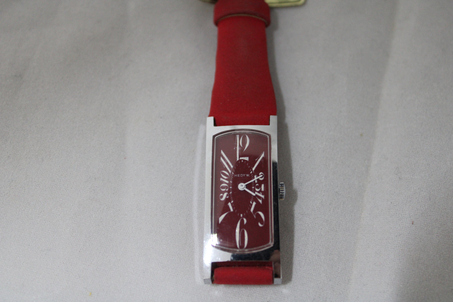 hedy watch manual wind tonneau 18mm