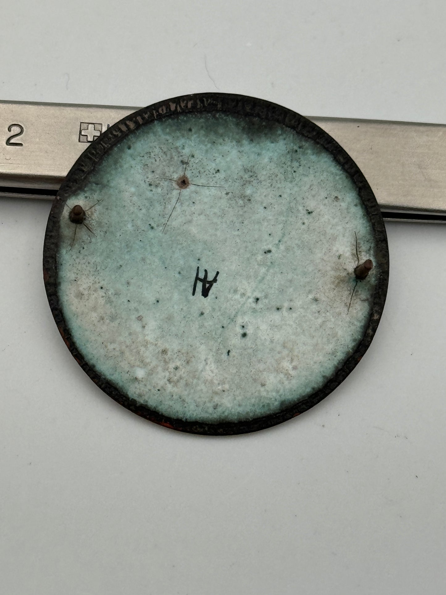 pocket watch dial quadrante 12h 32.3mm