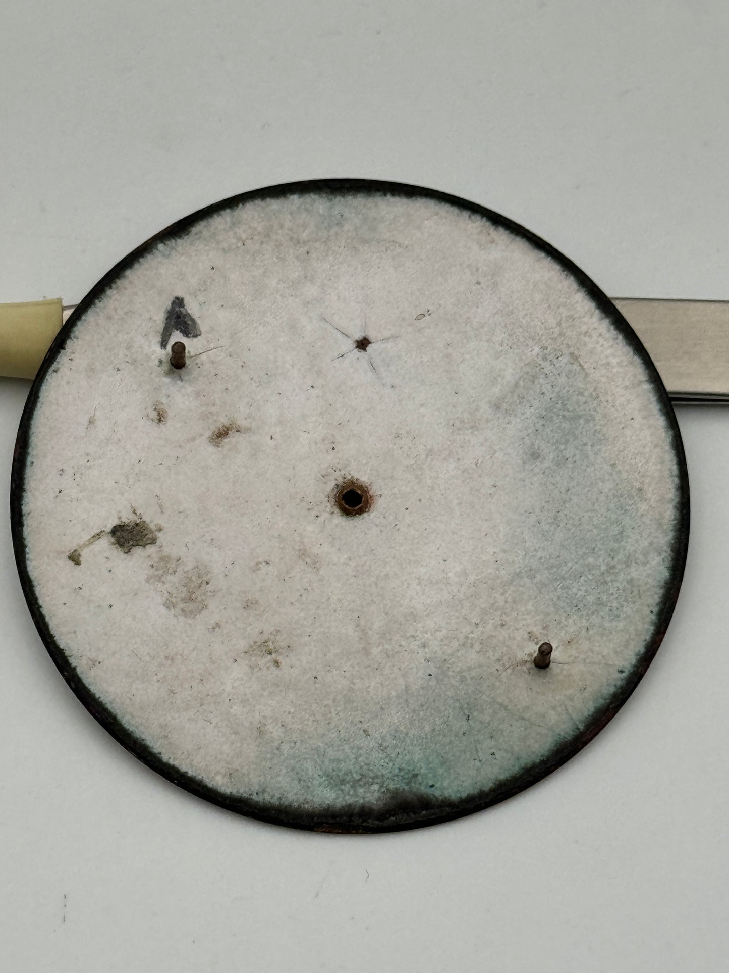 pocket watch dial quadrante porcelain 12h 59mm