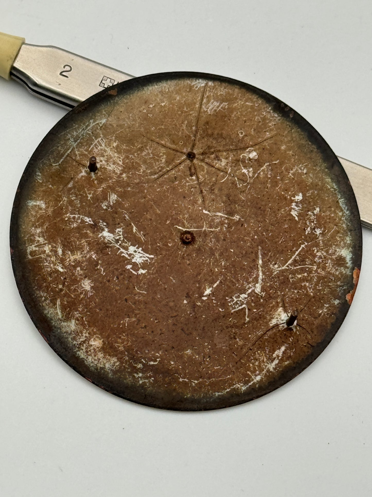 pocket watch dial quadrante porcelain 57.6mm