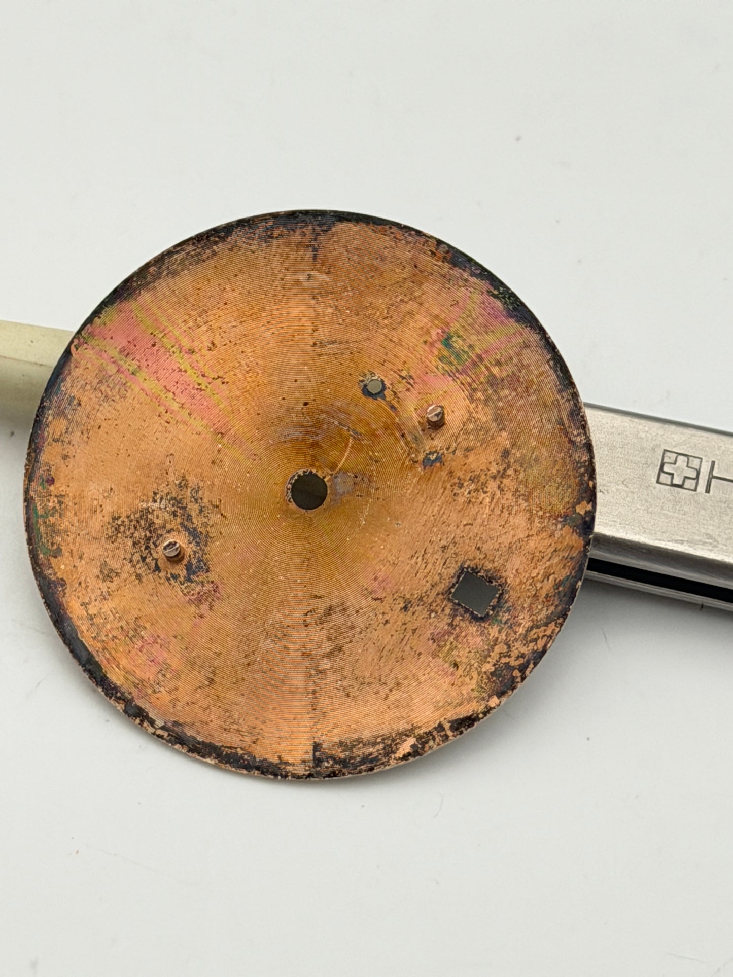 peseux 7040 30mm dial quadrante