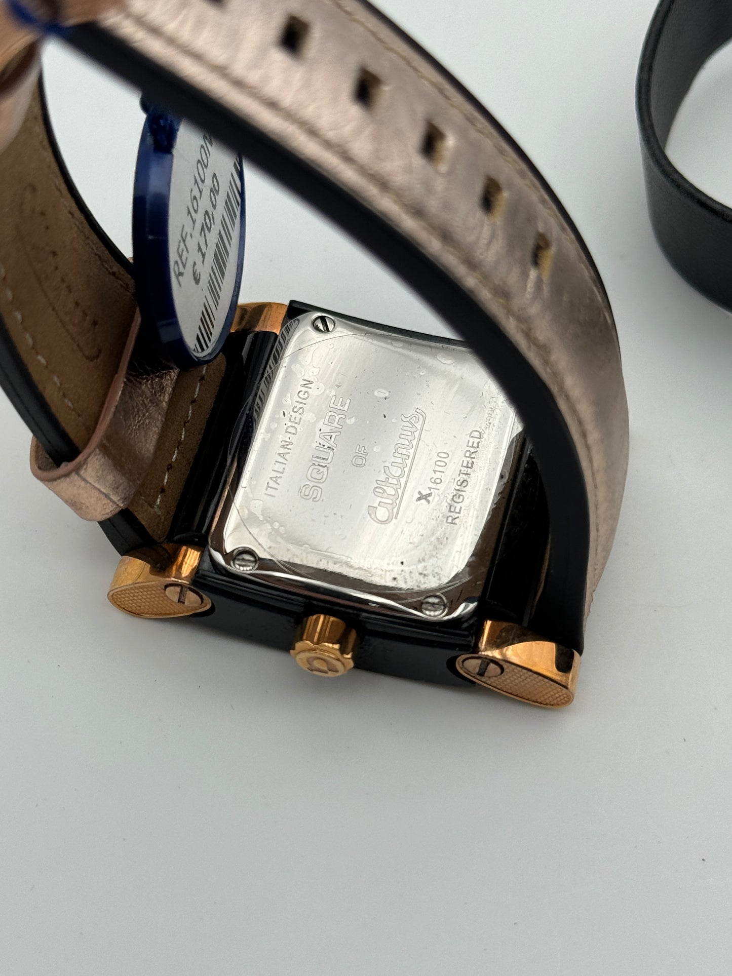 altanus square x16100 swiss made orologio