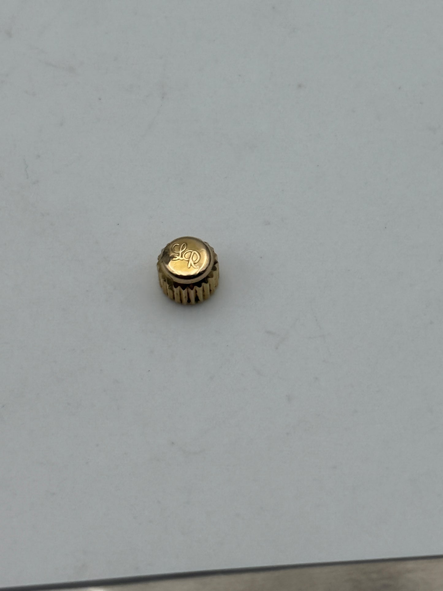 lucien rochat impermeabile dorata 5x4mm corona crown waterpoof 18kt gold