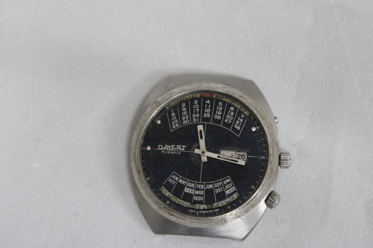 Orient world time automatic 42mm y469672-4a watch