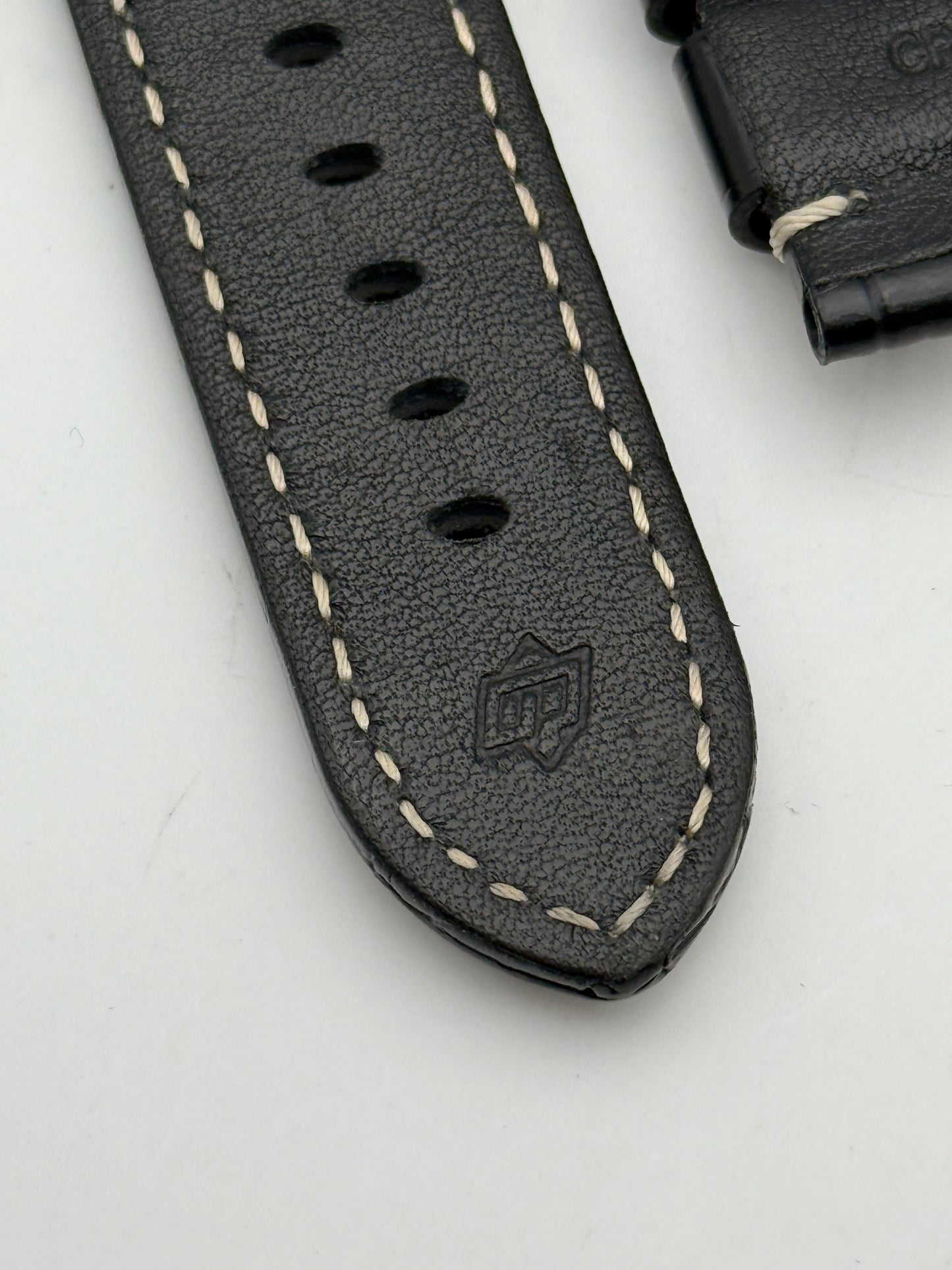 panerai cinturino strap 24mm original leather pelle