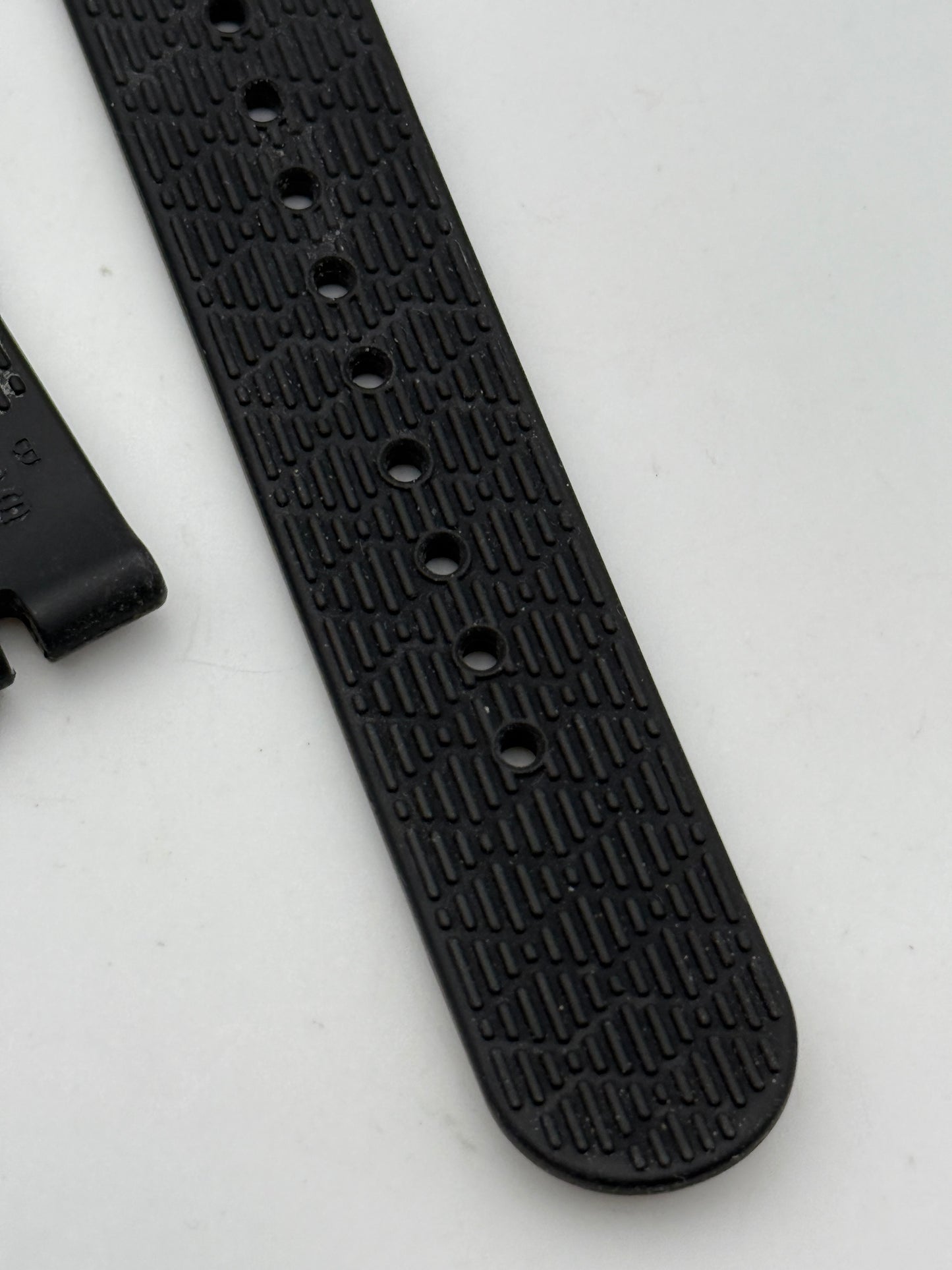 seiko 21mm cinturino strap gomma rubber diver