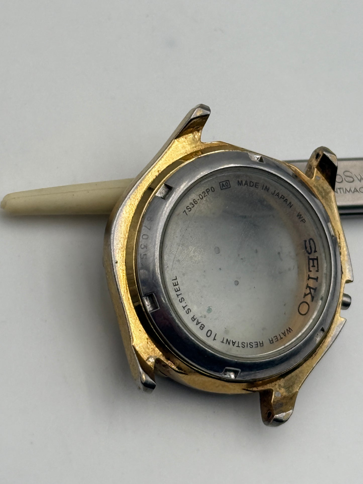 seiko cassa case 7s36-02p0 Japan 40mm