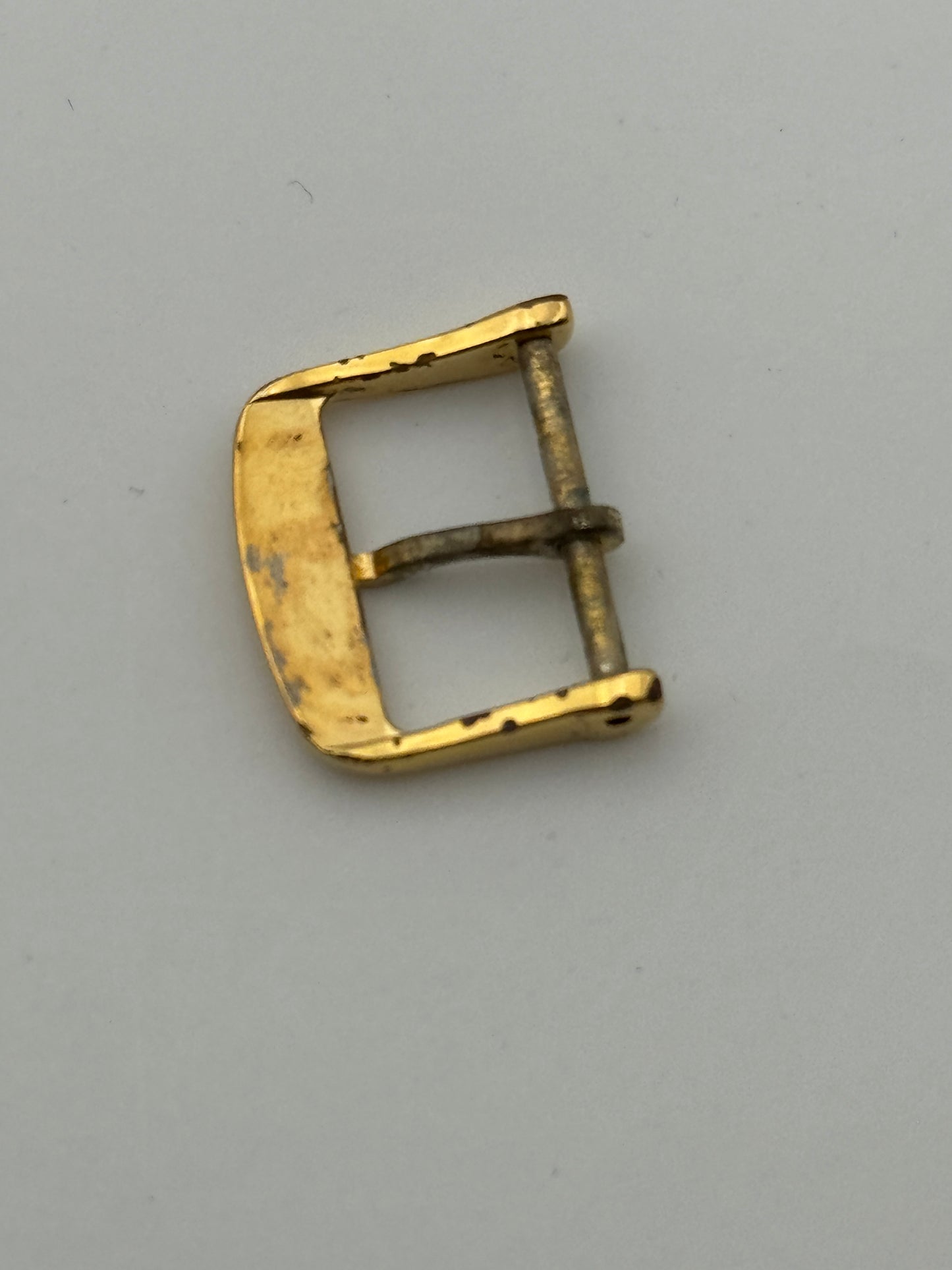 Longines fibbia buckle gold palted 14mm