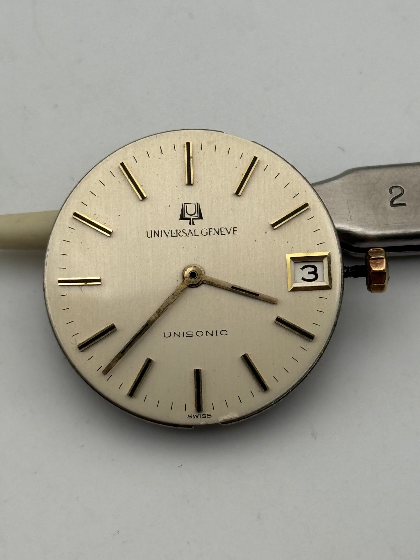 universal geneve unisonic 52 diapason rare movement movimento