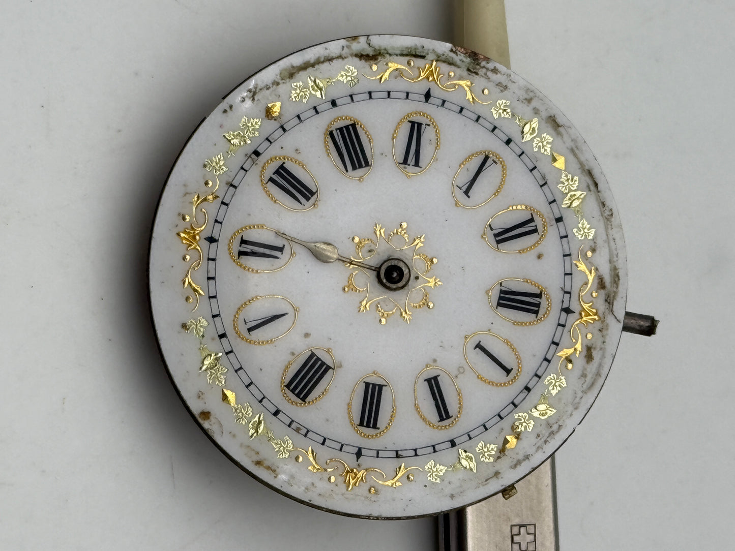 anonimo cilindro 35.5mm cylinder pocket watch movement movimento