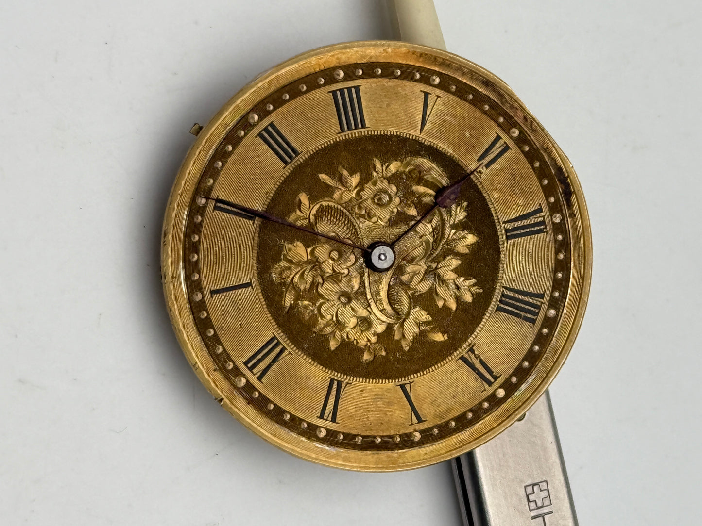 anonimo cilindro chiavetta 34mm cylinder pocket watch movement movimento