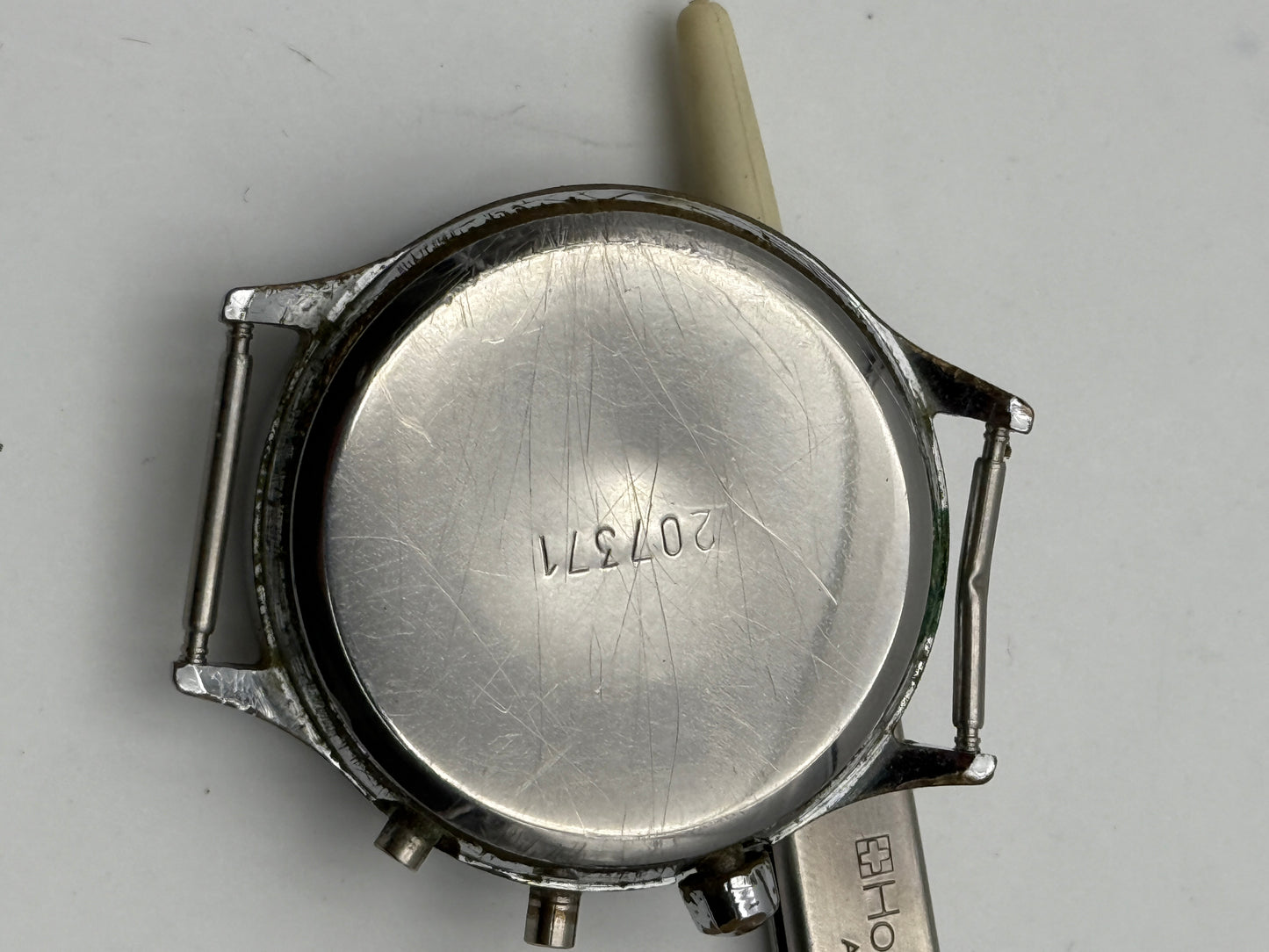 poljot chrono 3133 38mm cassa case
