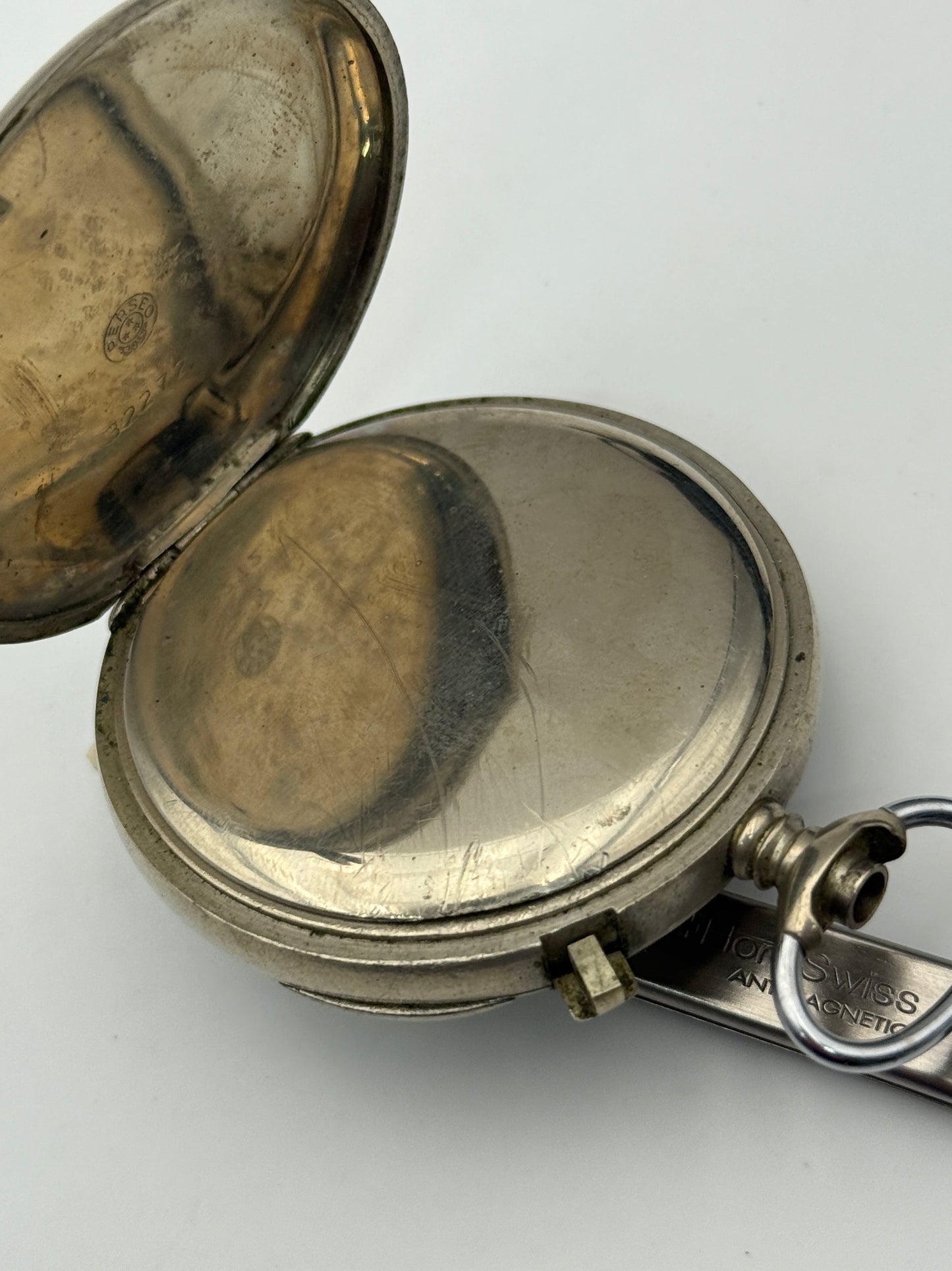 perseo fs 32272 52mm assigned pocket watch cassa case ferrovie dello stato
