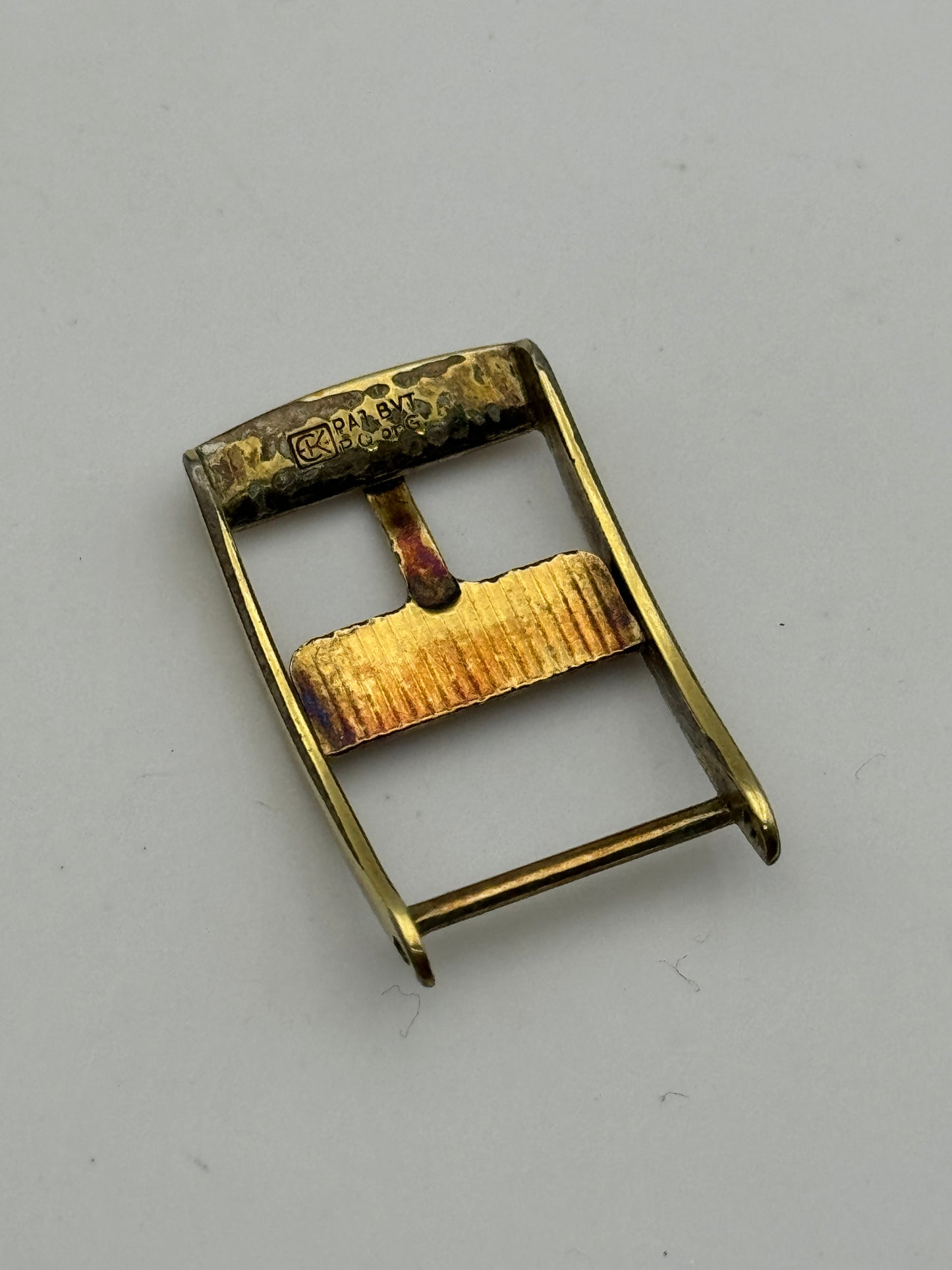 Omega fibbia buckle gold plated 14mm