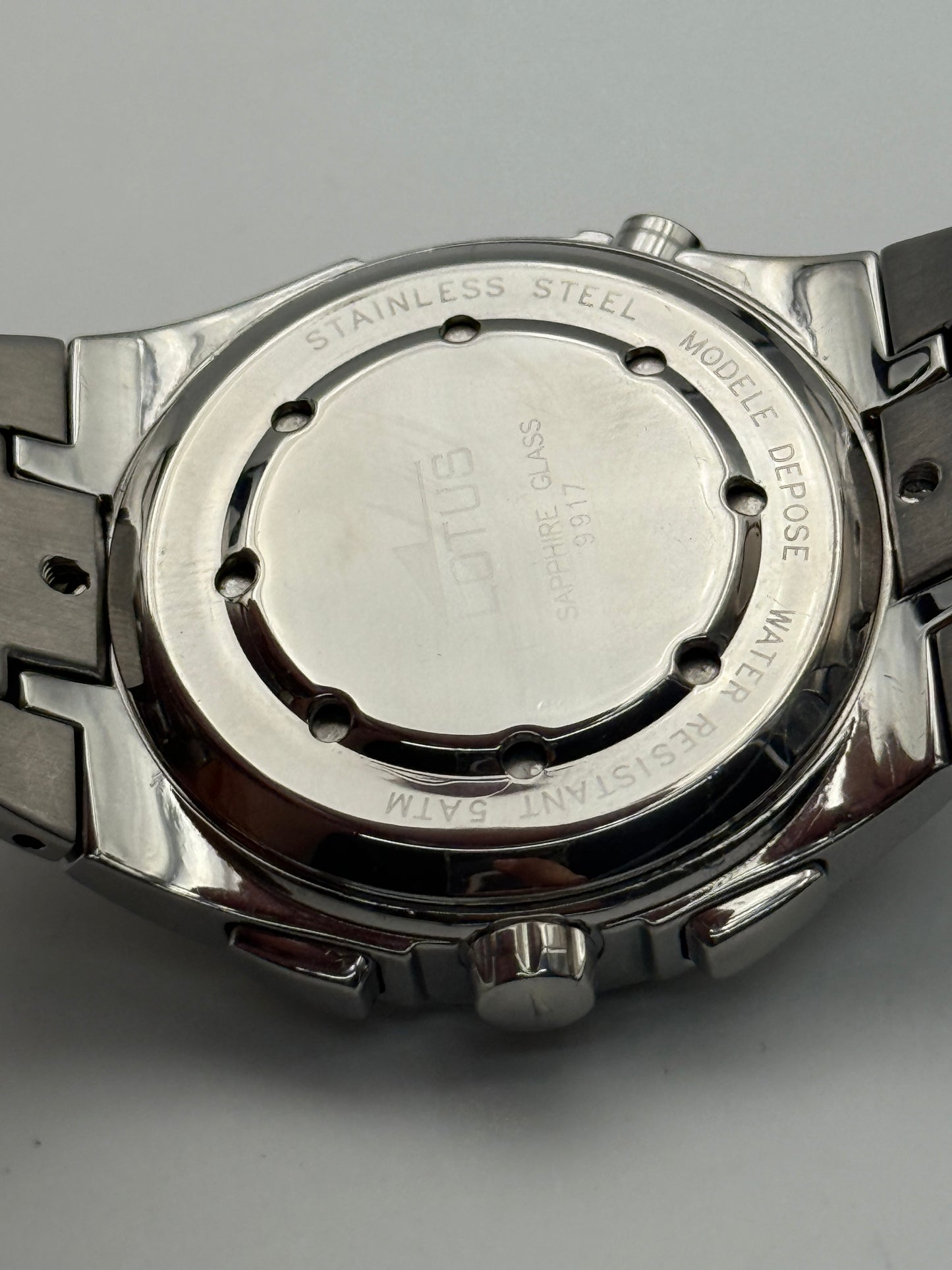 lotus grand complication model deposè 9917 sapphire glass