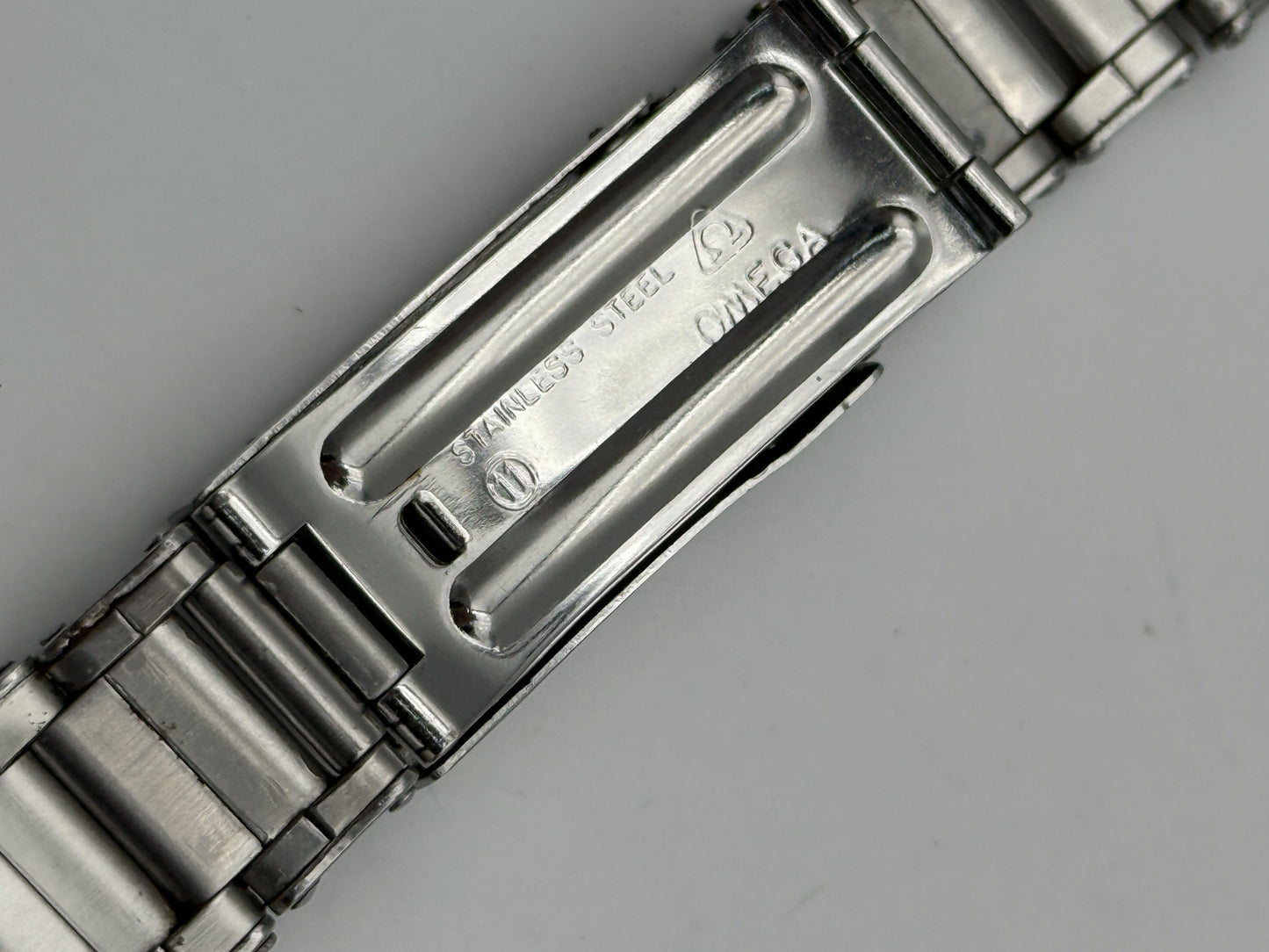omega no.11 18mm bracciale bravelet vintage riveted rivettato
