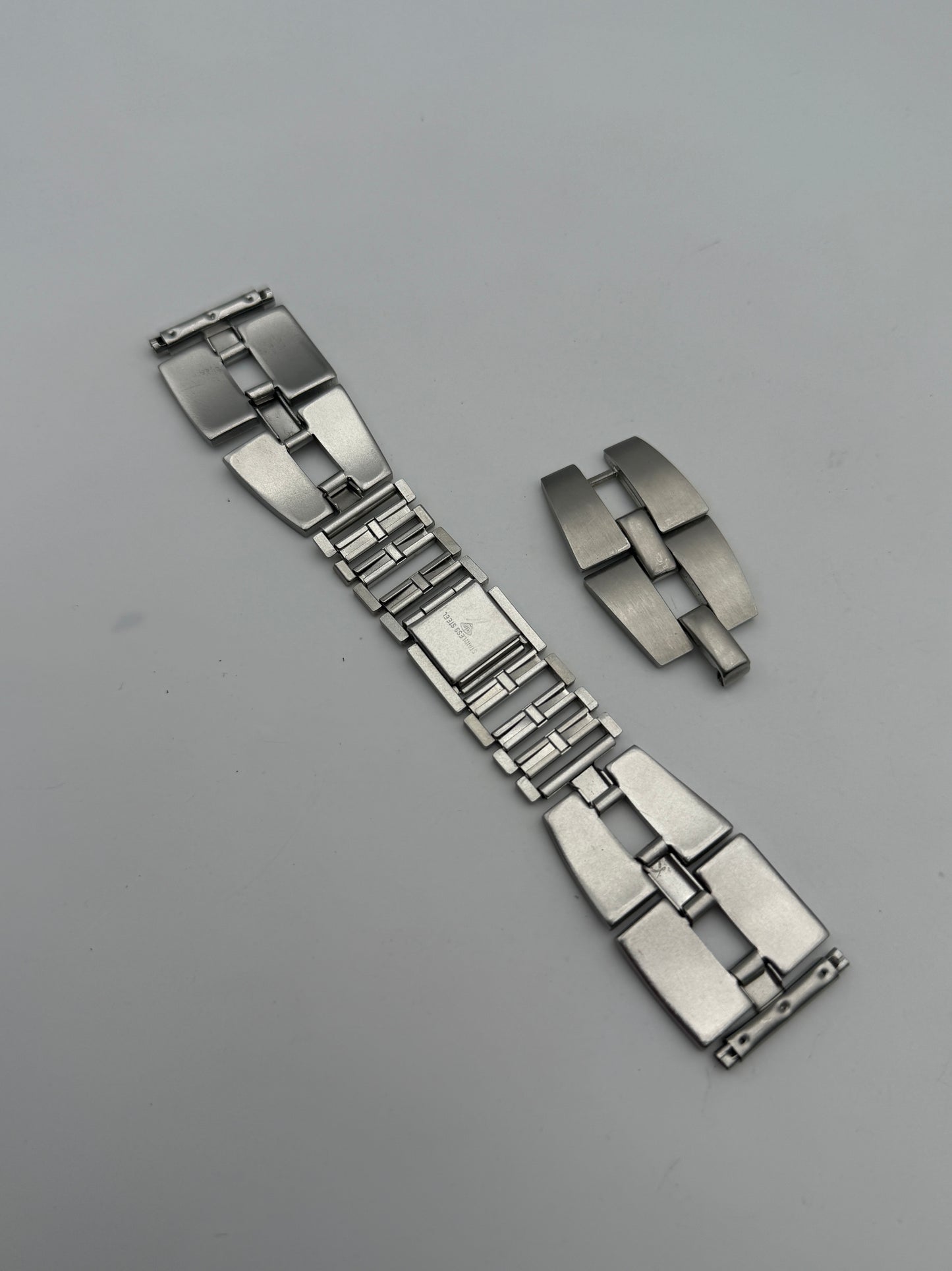rtw vintage 22-18mm bracciale bracelet steel