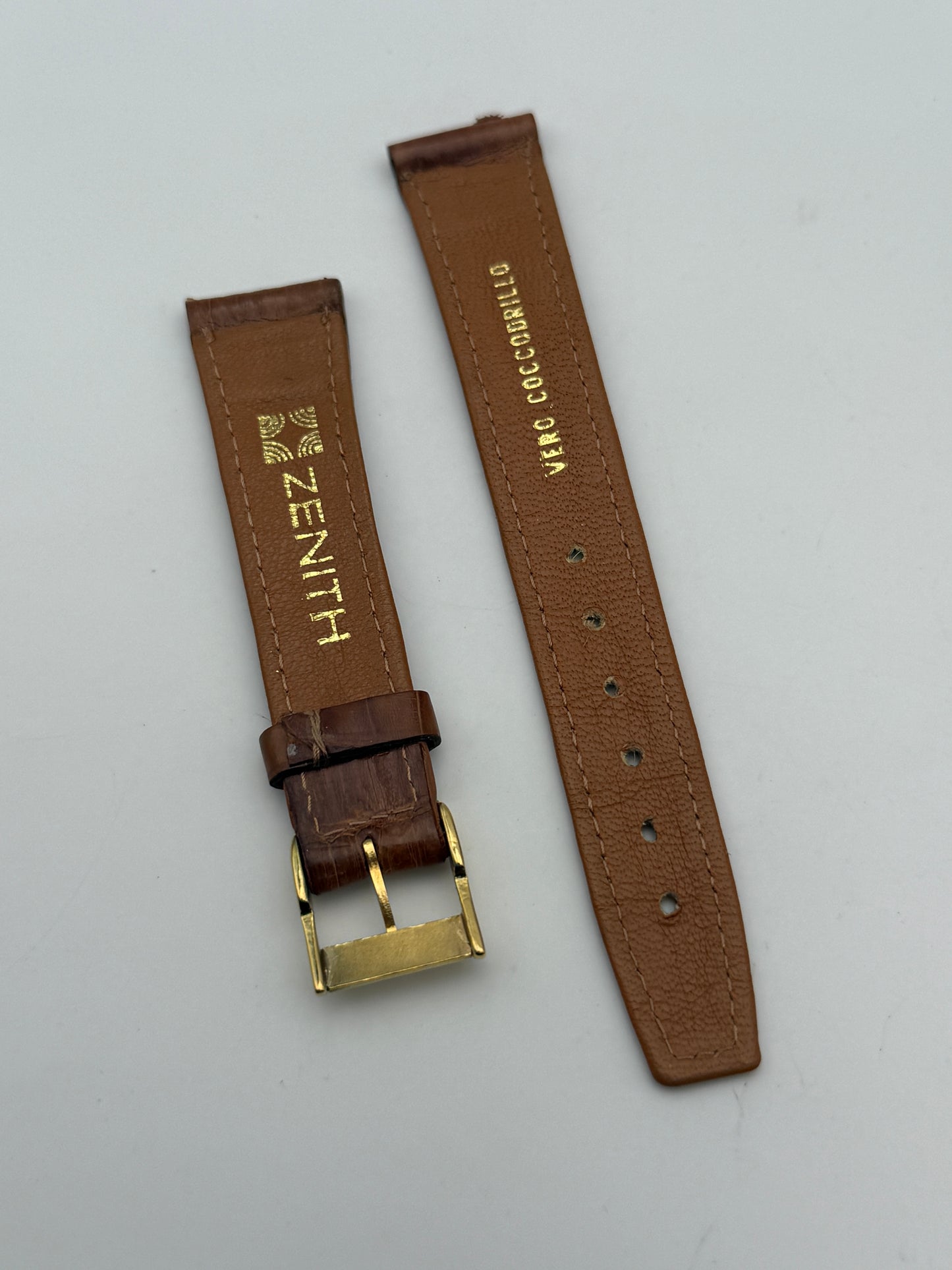 zenith 18mm cinturino strap with buckle