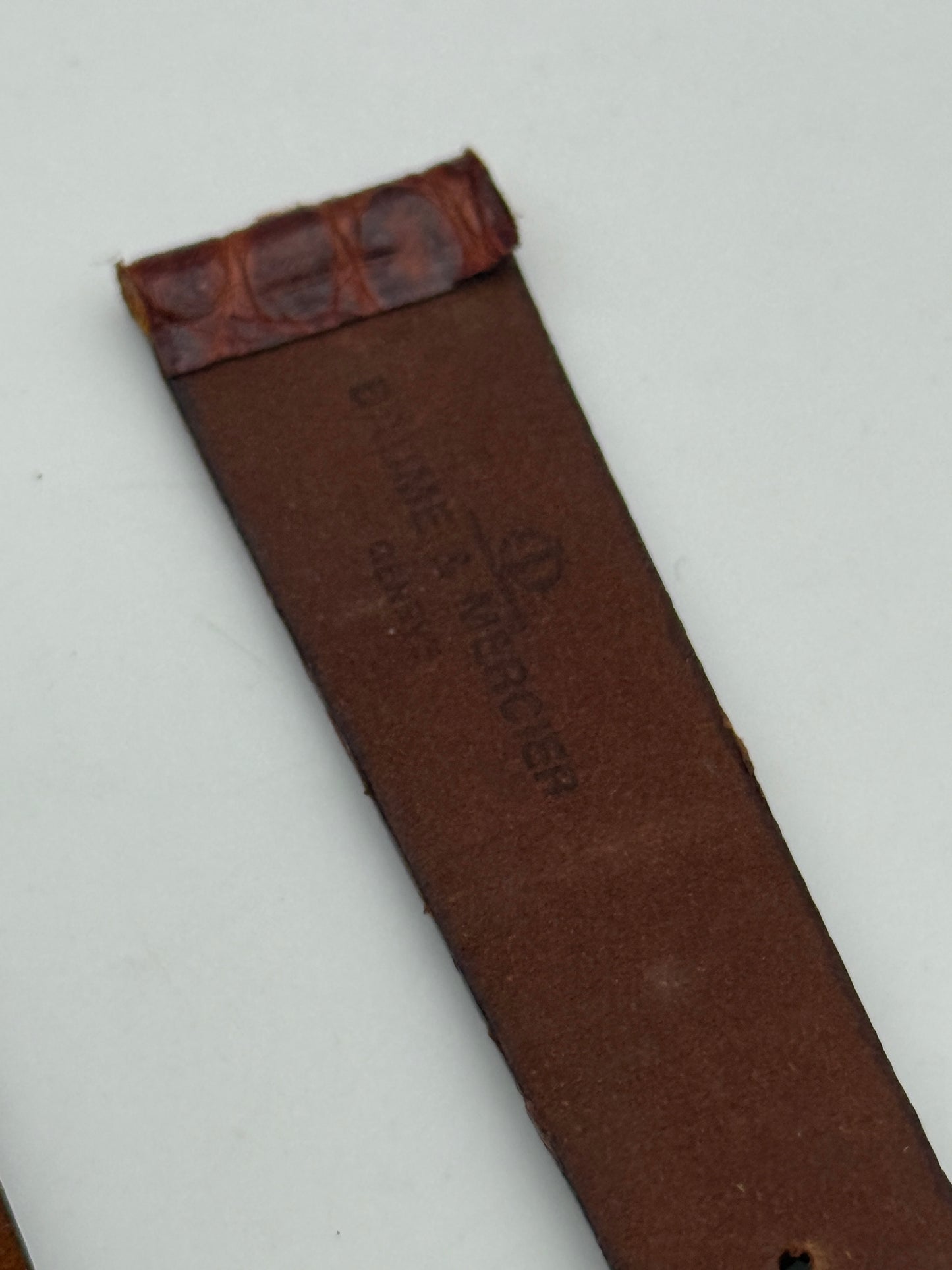 baume e mercier 17mm cinturino strap with buckle