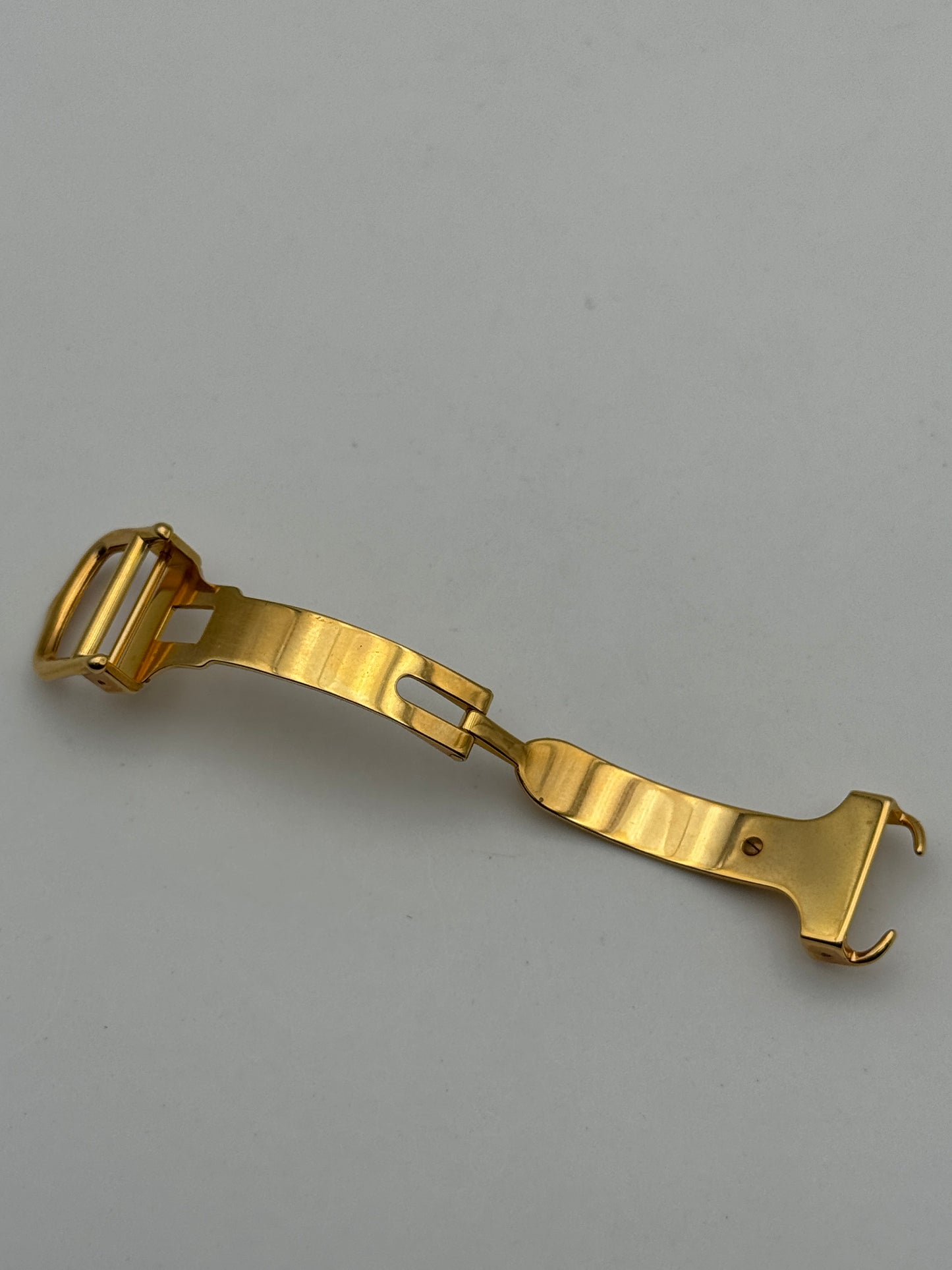 Cartier deployante chiusura 14mm gold plated