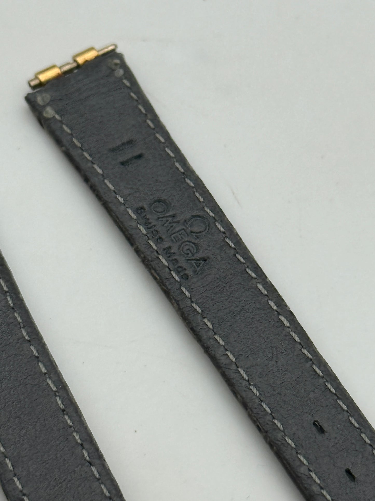 omega 12mm cinturino strap with buckle