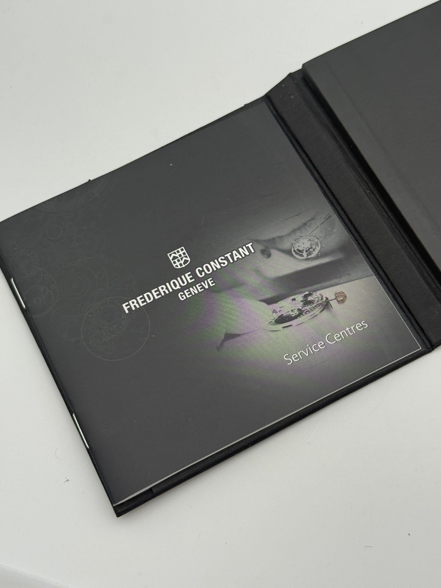 federique constant warranty booklet garanzia libretto bianca white automatic