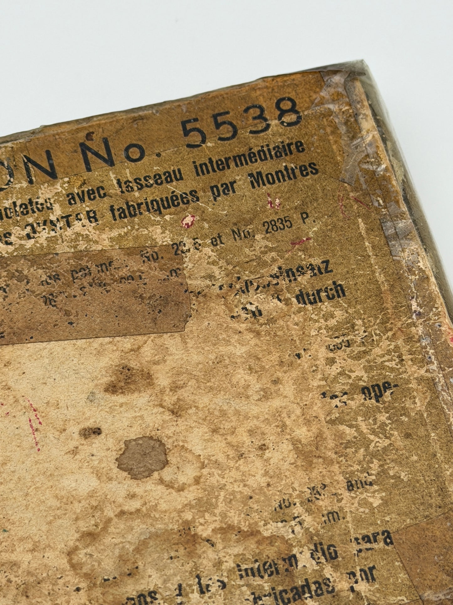 bergeon no.5538 8 tasseaux for rolex s.a. tasselli apertura rolex con innesto