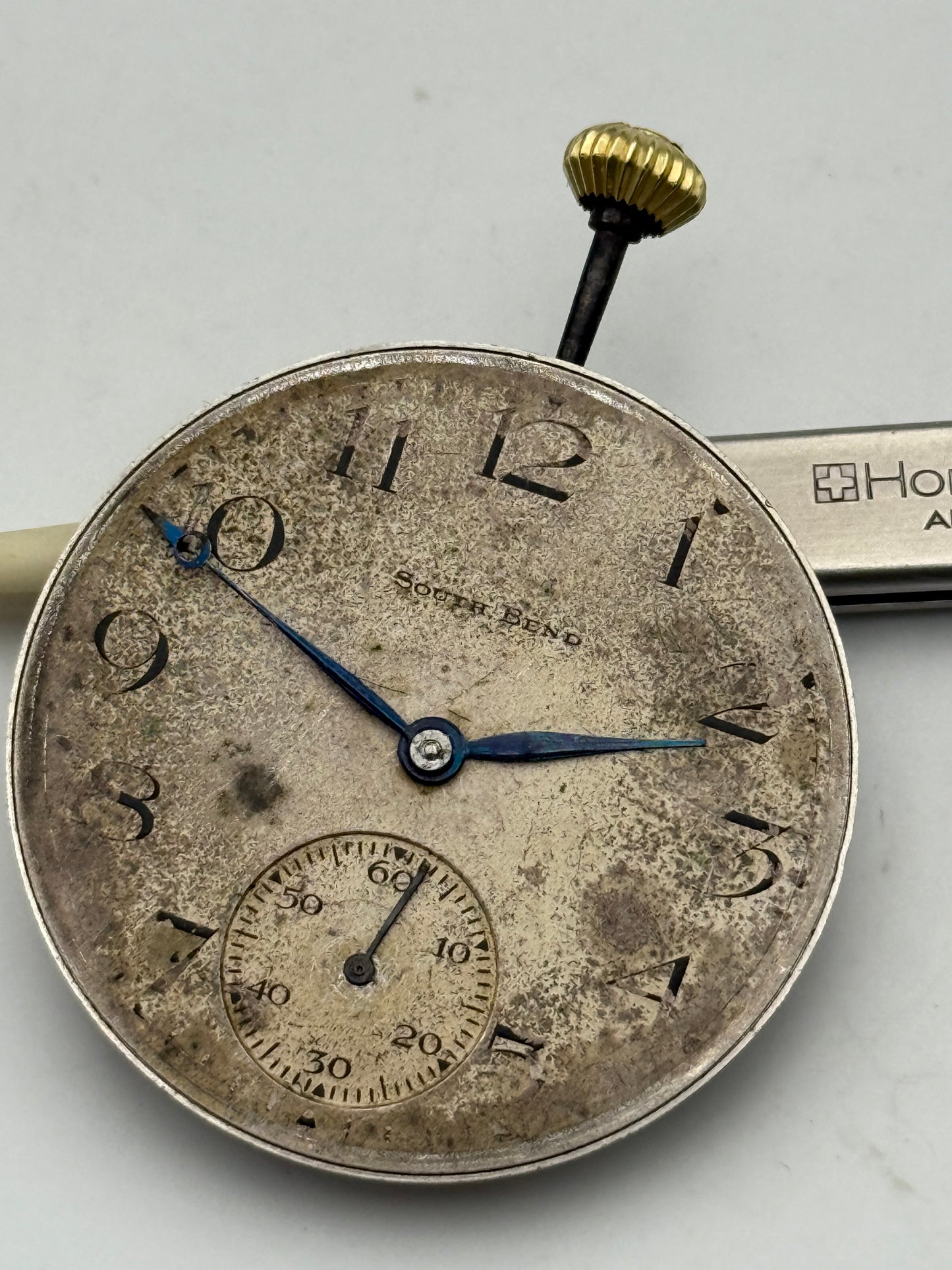 south bend watch co usa 40mm pocket watch movement movimento