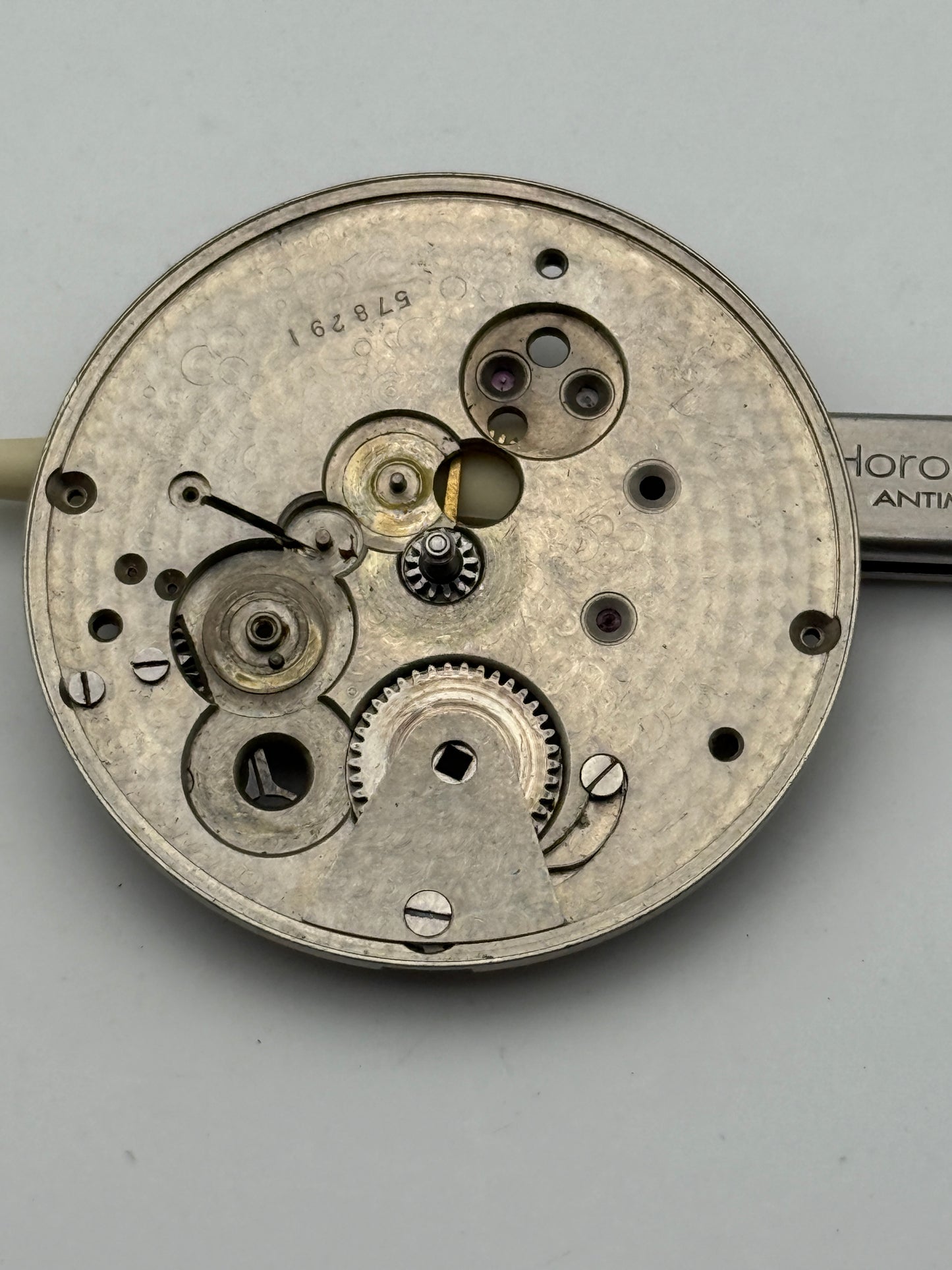 elgin waltham 45,5mm pocket watch movement movimento