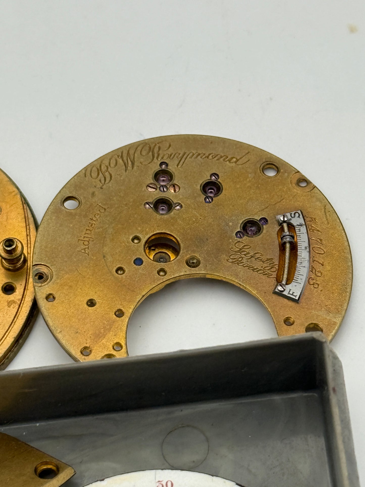elgin natl watch co 45,5mm pocket watch movement movimento