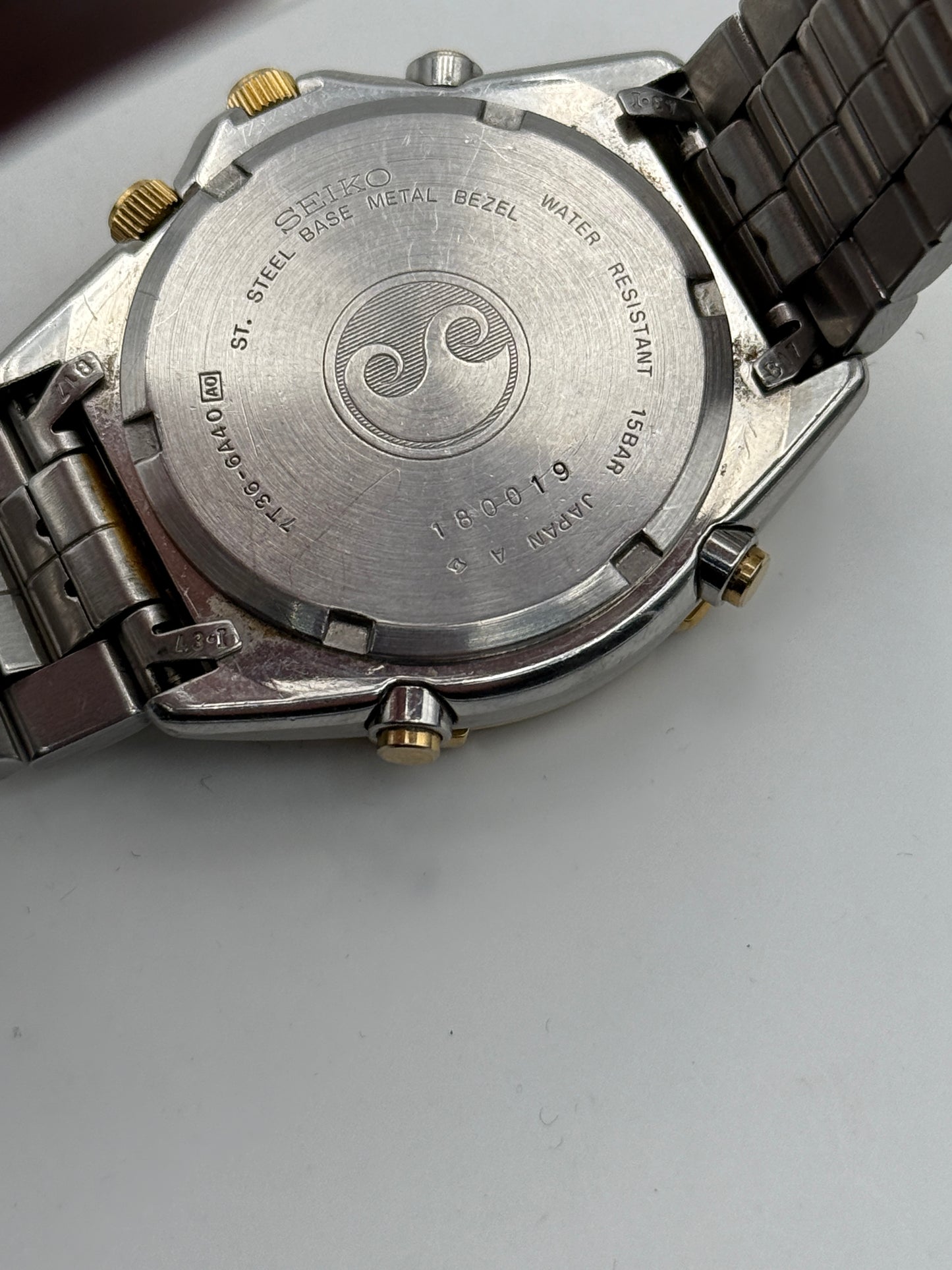 seiko sports 150 chronograph 7t36-6a40 40mm