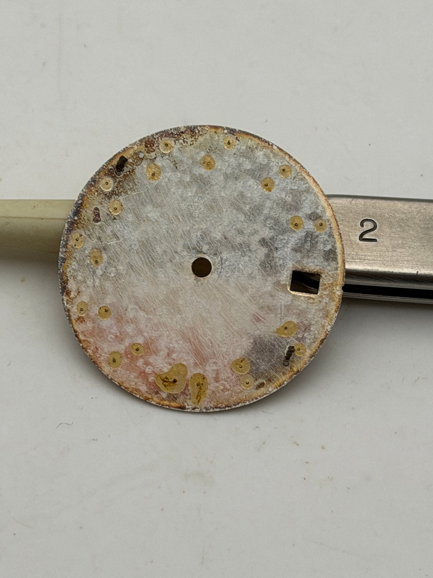 philip watch 25mm dial quadrante