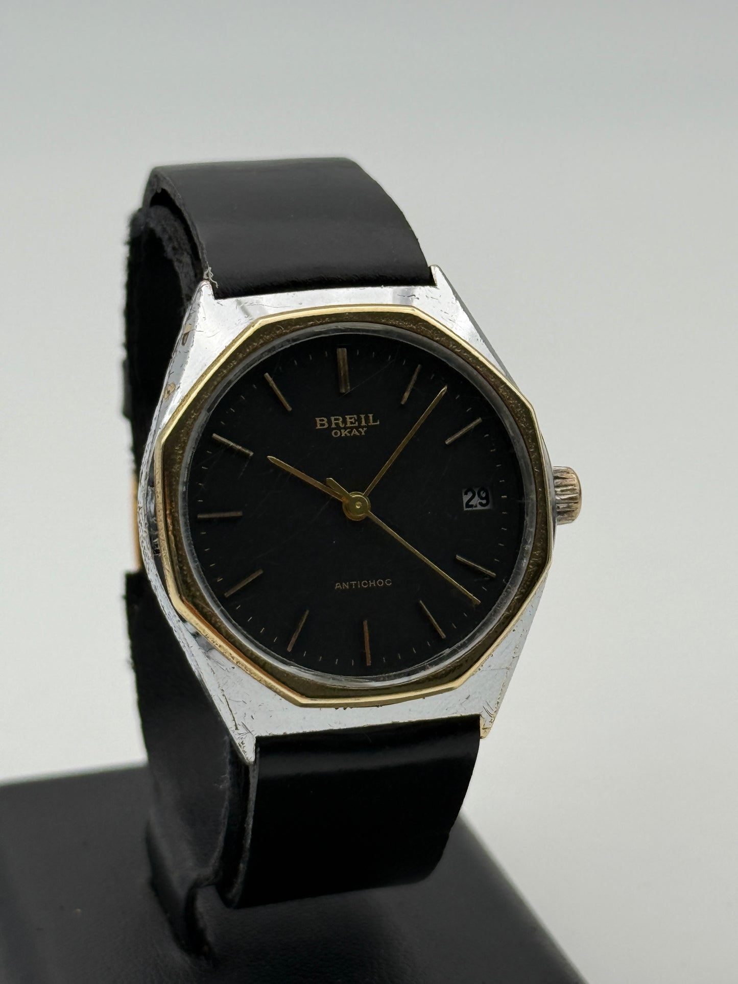 breil okay swiss made vintage black