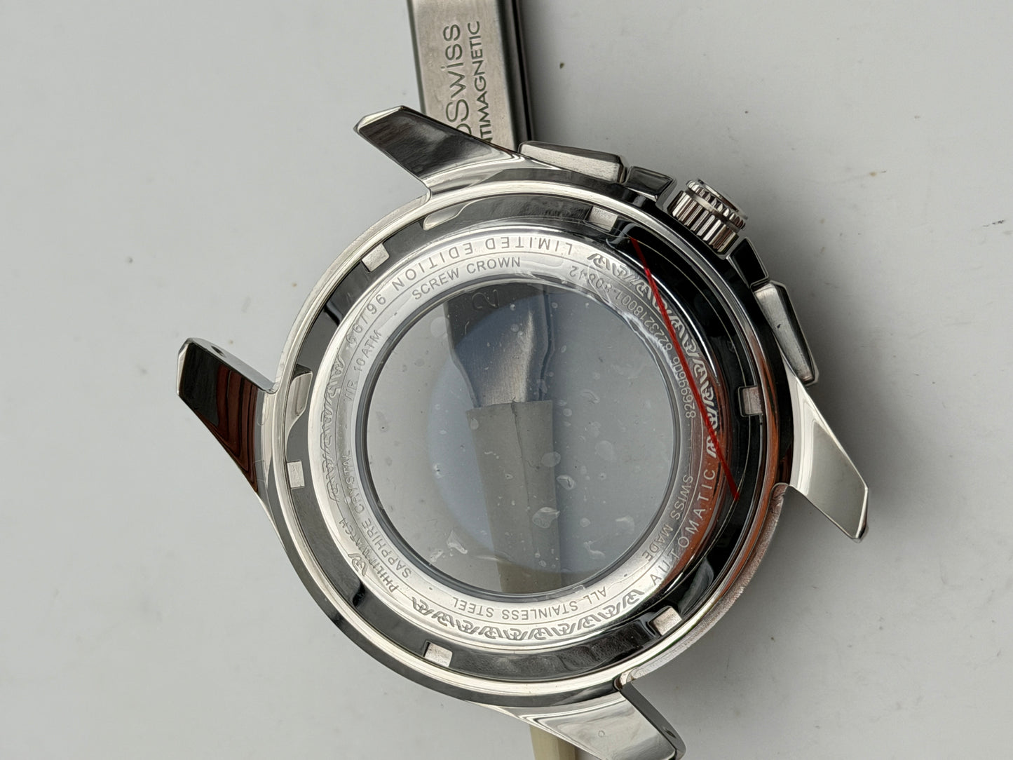 philip watch chrono 7750 limited edition 8223218001-80842 45mm cassa case cod.962