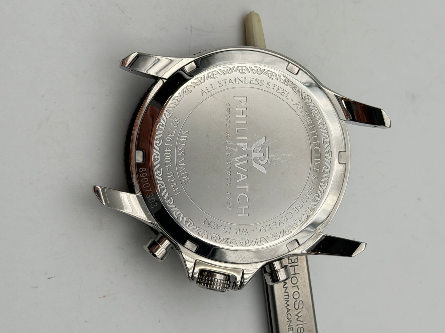 philip watch chrono 8273614003-02441 44mm cassa case