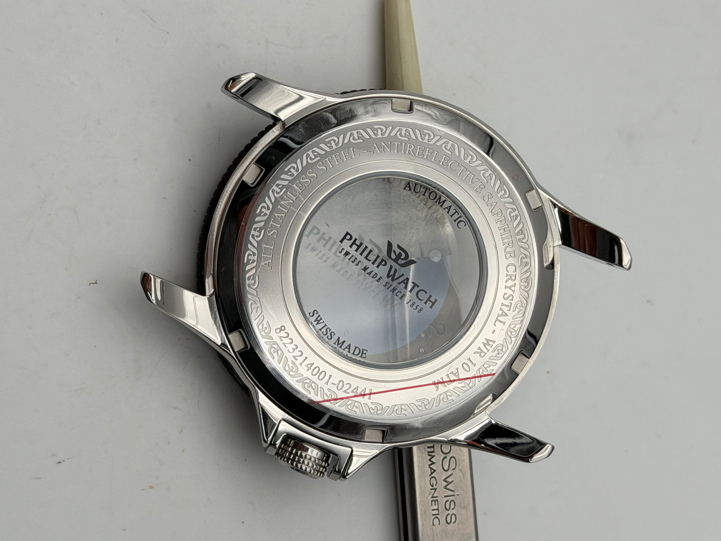 philip watch automatic 8223214001-02441 43mm cassa case