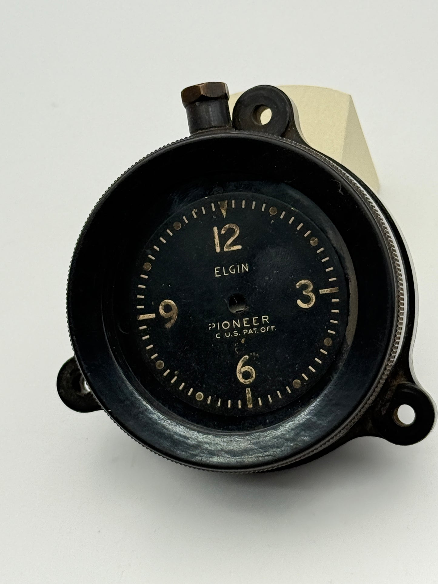 elgin pioneer cus pat off military war watch airplane rare 71mm