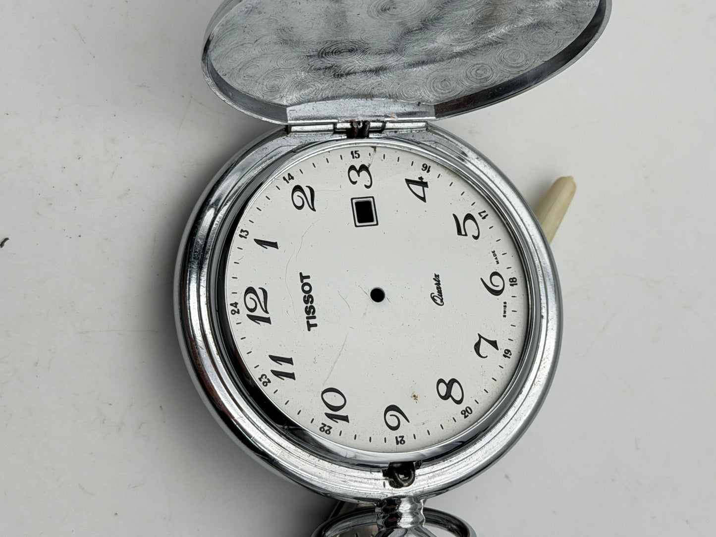 tissot pocket watch 48mm cassa case
