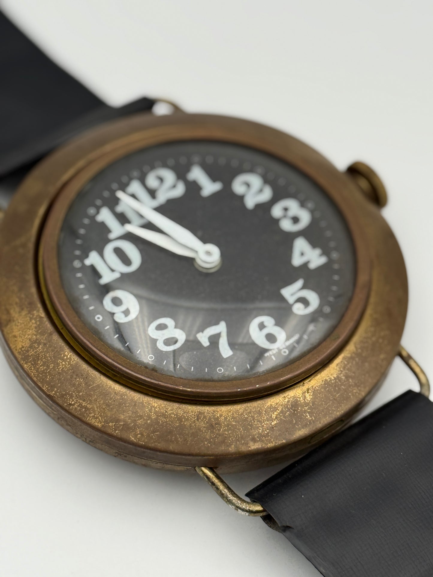 vintage big watch swiss made orologio da parete