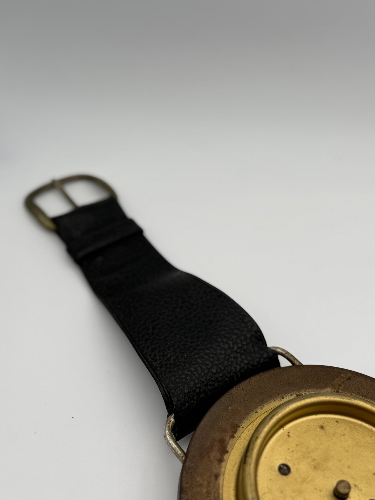 vintage big watch swiss made orologio da parete