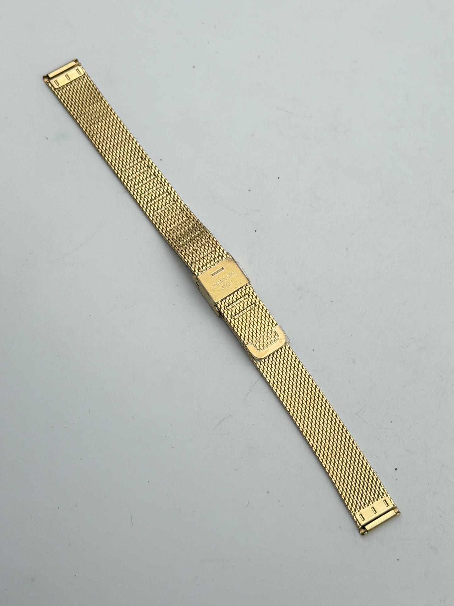 philip watch dorato mesh 13mm bracciale bracelet cinturino strap
