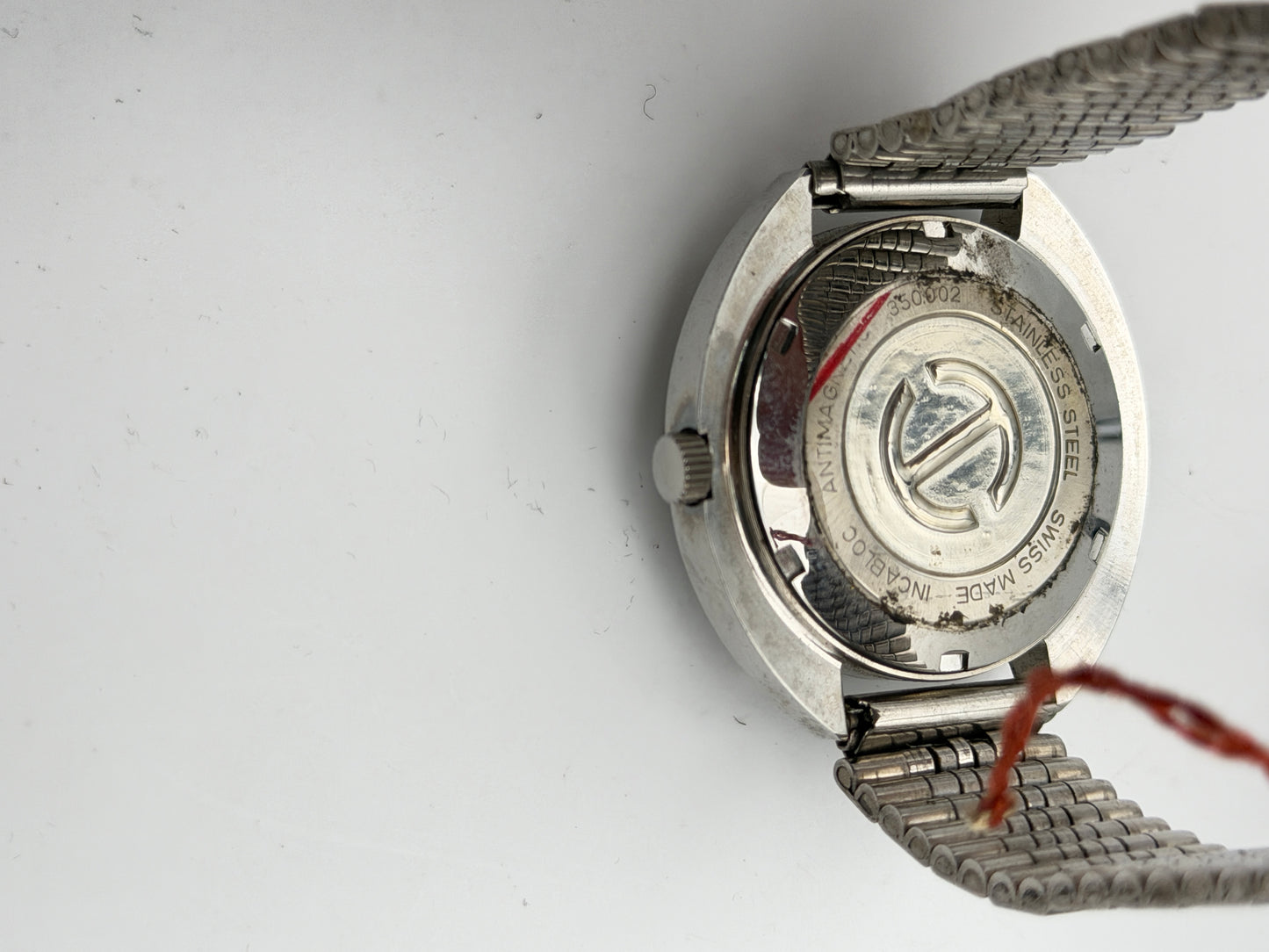hiko electronic ufo 350 swiss made nos new old stock 39mm