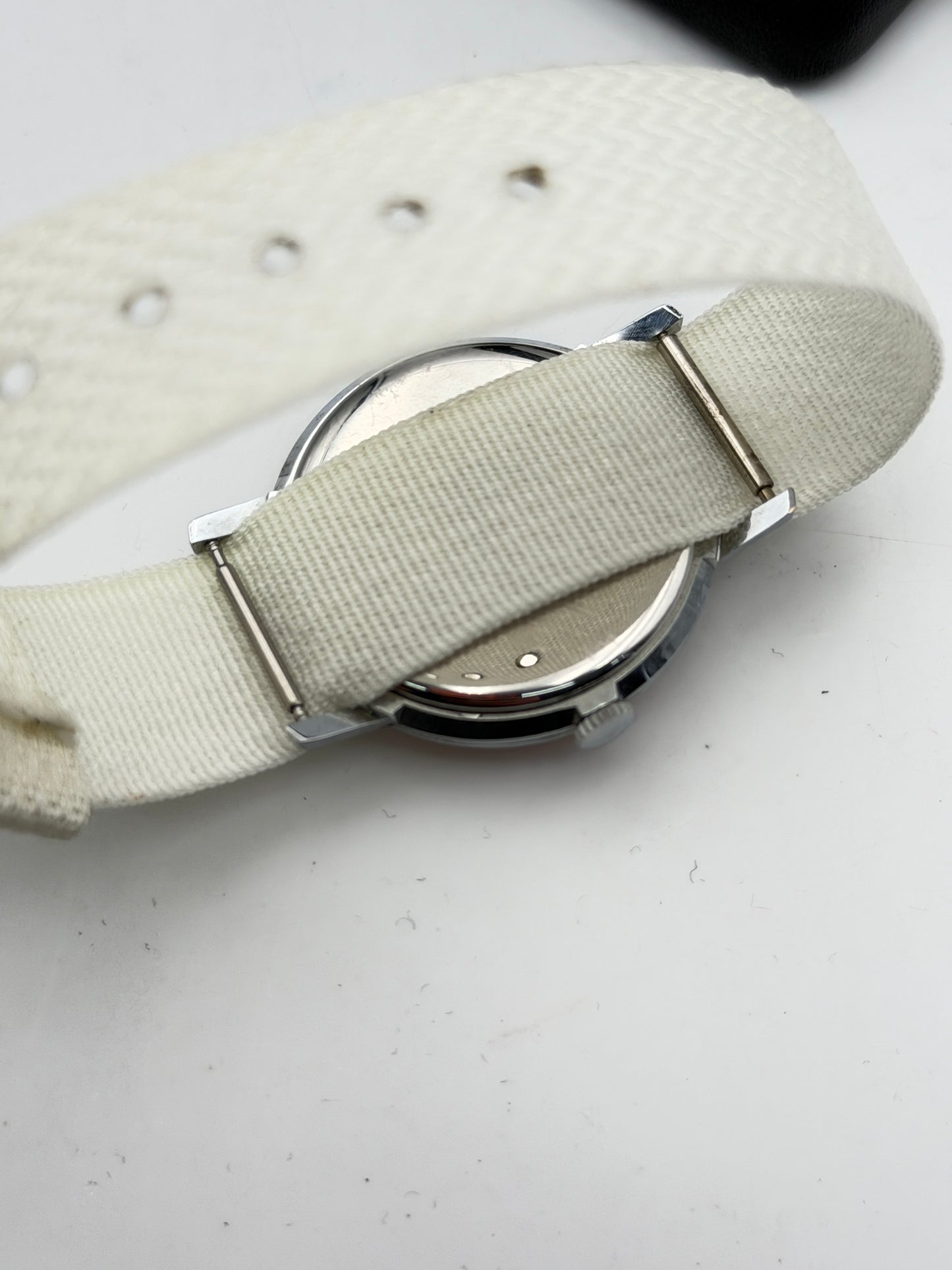 karux orange swiss made watch nos 70s vintage