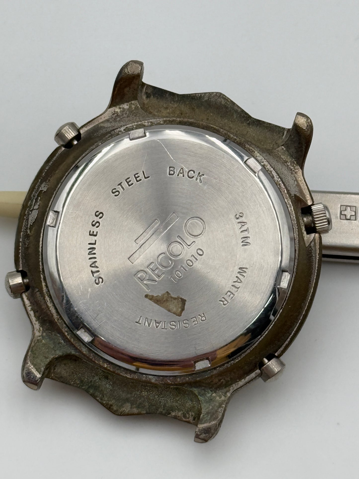 regolo 101010 chronograph alarm watch 38.5mm