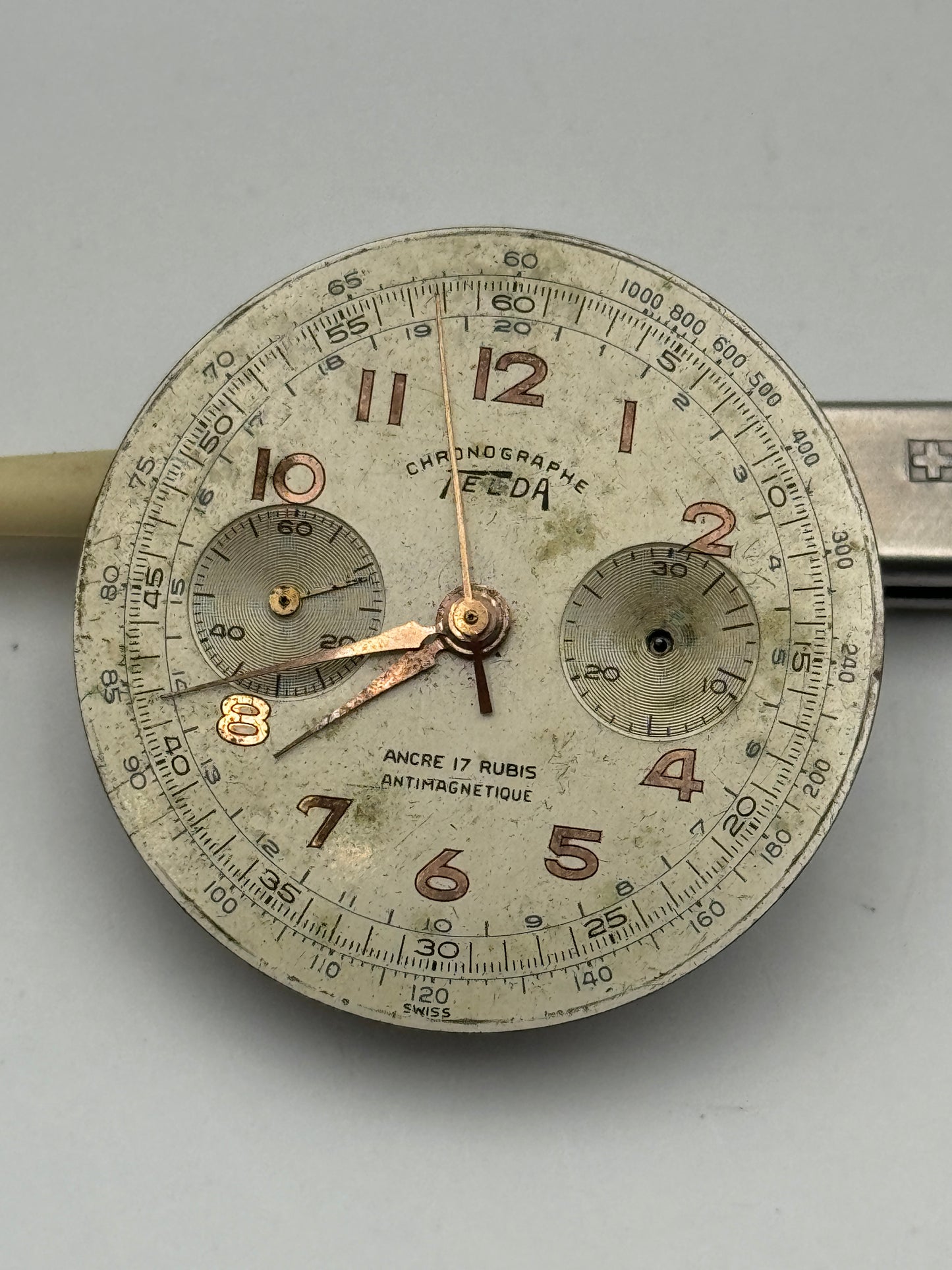 chronographe venus 188 chrono movement movimento