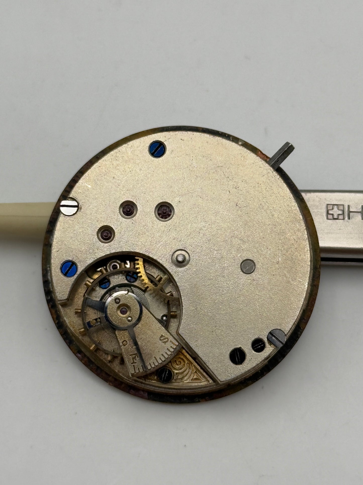 cylinder keys cilidro chiavetta pocket watch movement movimento 31.2mm
