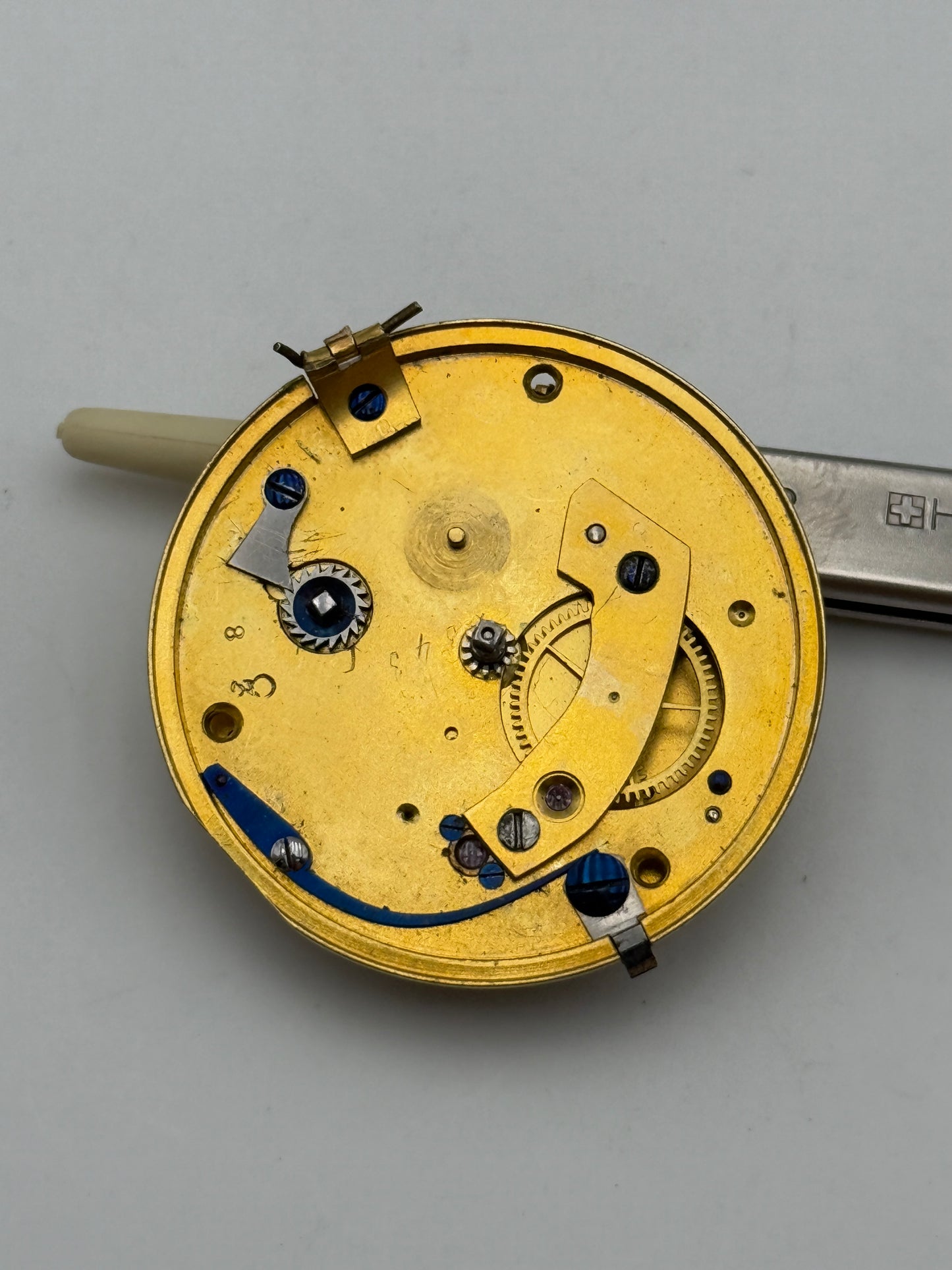adams 36n lombard street london 2543 pocket watch movement movimento serpentina 37mm