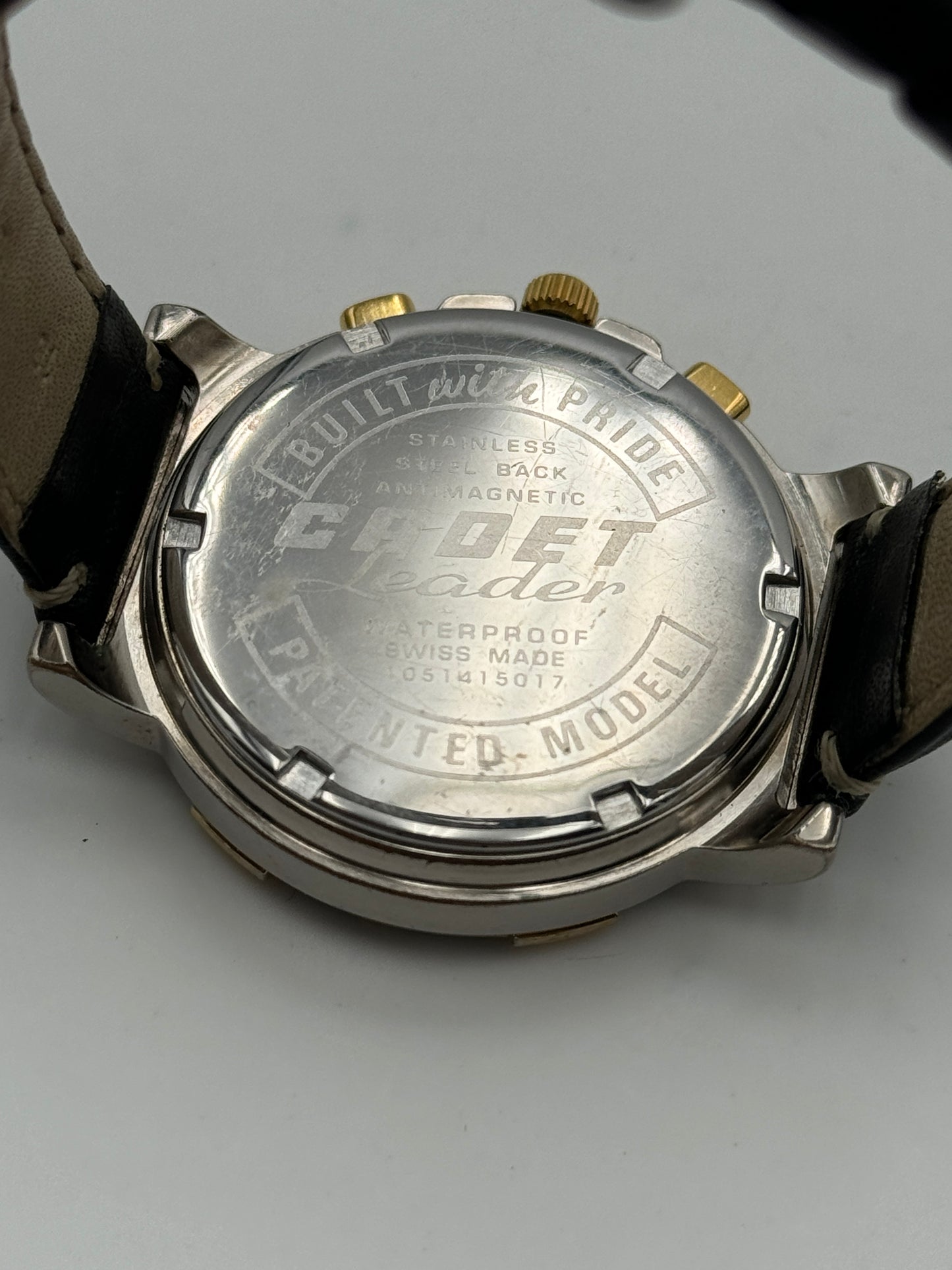 cadet chrono swiss made 1051415017 movimento chrono base eta 251.262