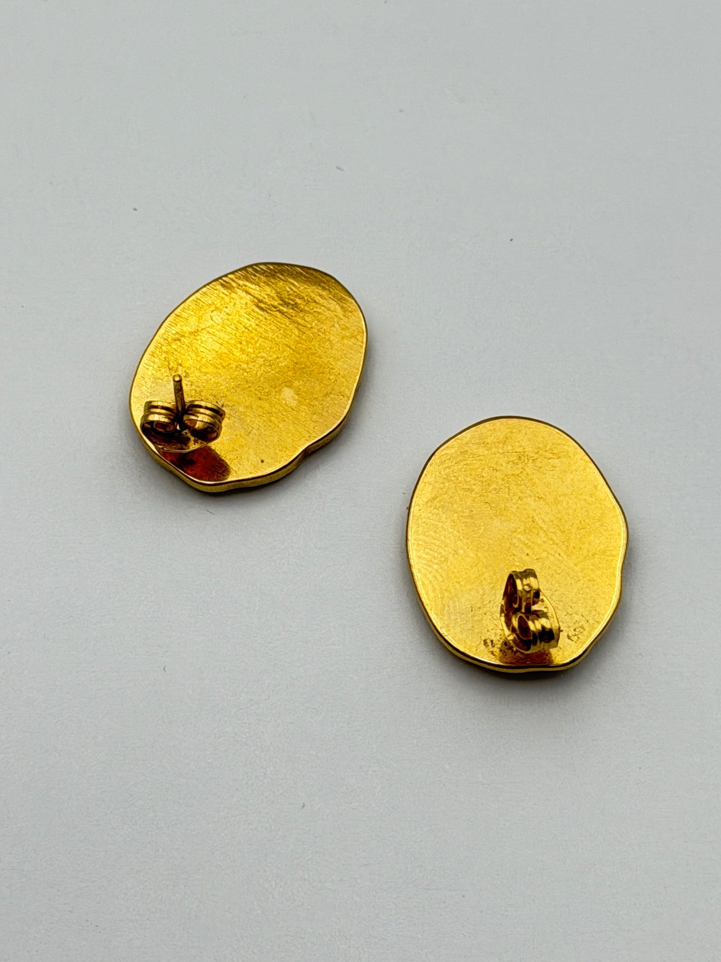 orecchino earring gold plated acciaio steel aisi 316l